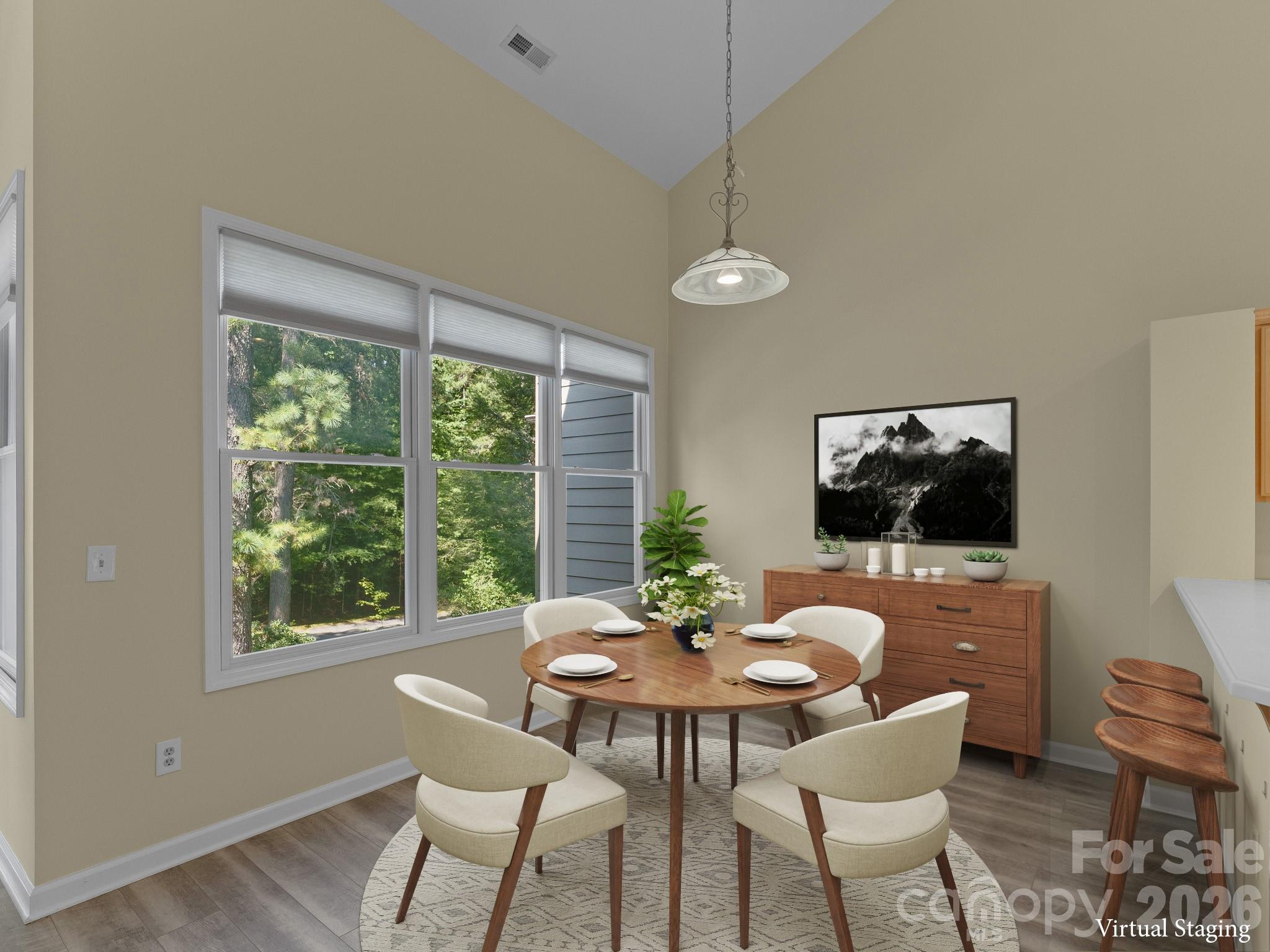 Dining Area - 47 Ridgetop Circle, Brevard