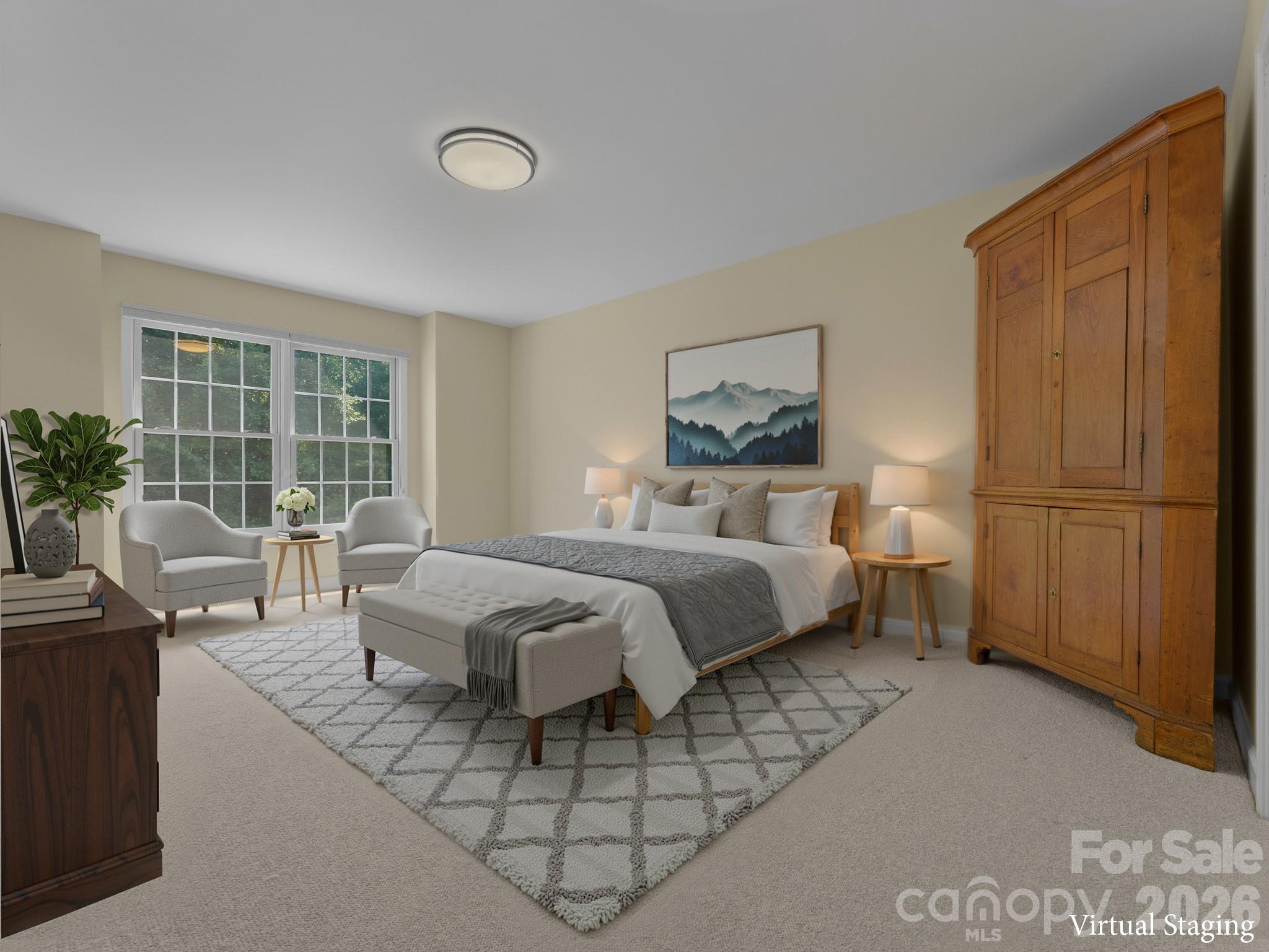 Bedroom Upstairs - 47 Ridgetop Circle, Brevard