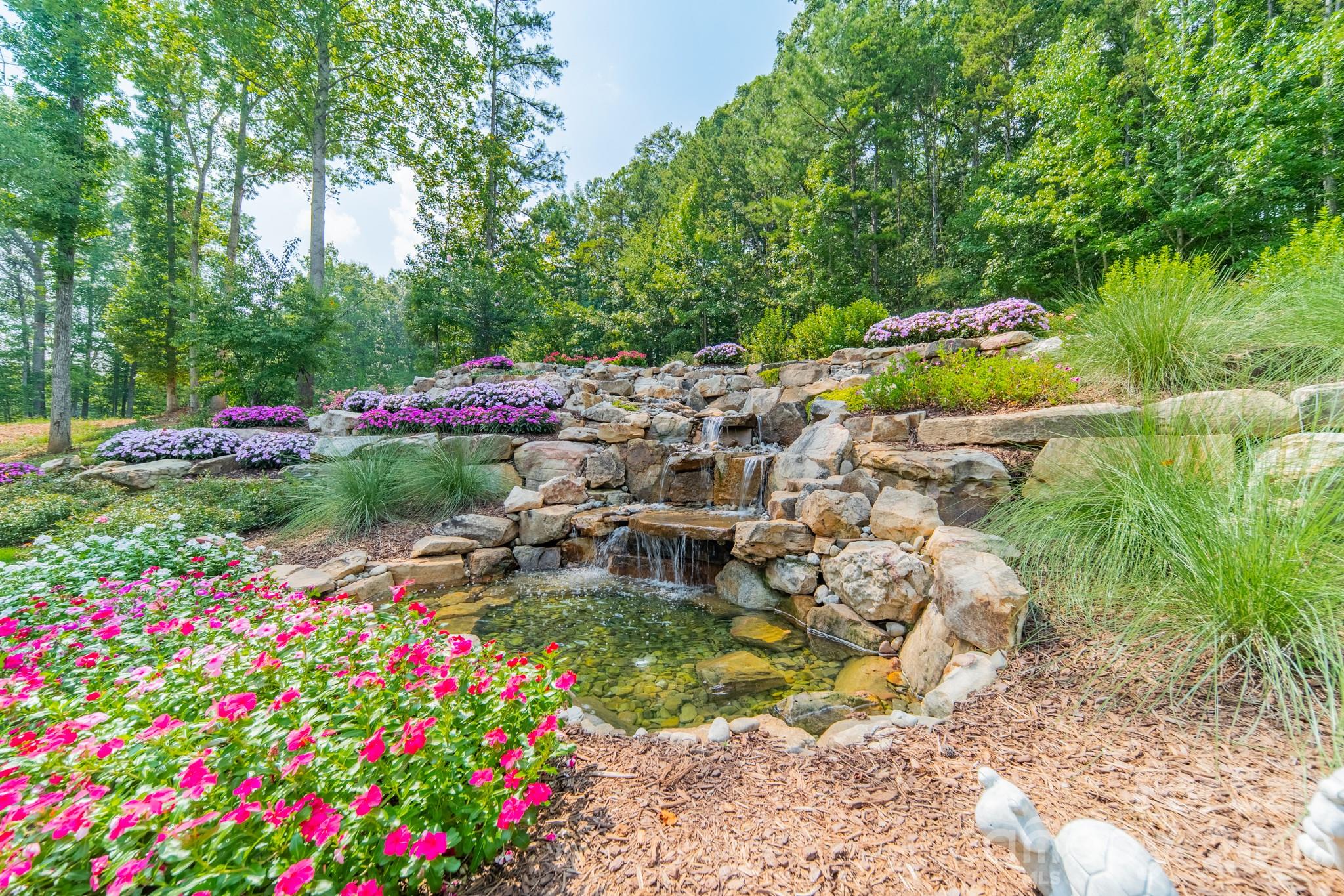 Seven-Waterfall Rock Feature - 1725 Turtlewood Drive, Waxhaw