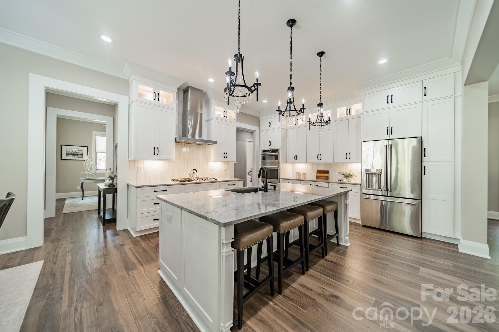 Full-tile Wall Backsplash - 1725 Turtlewood Drive, Waxhaw