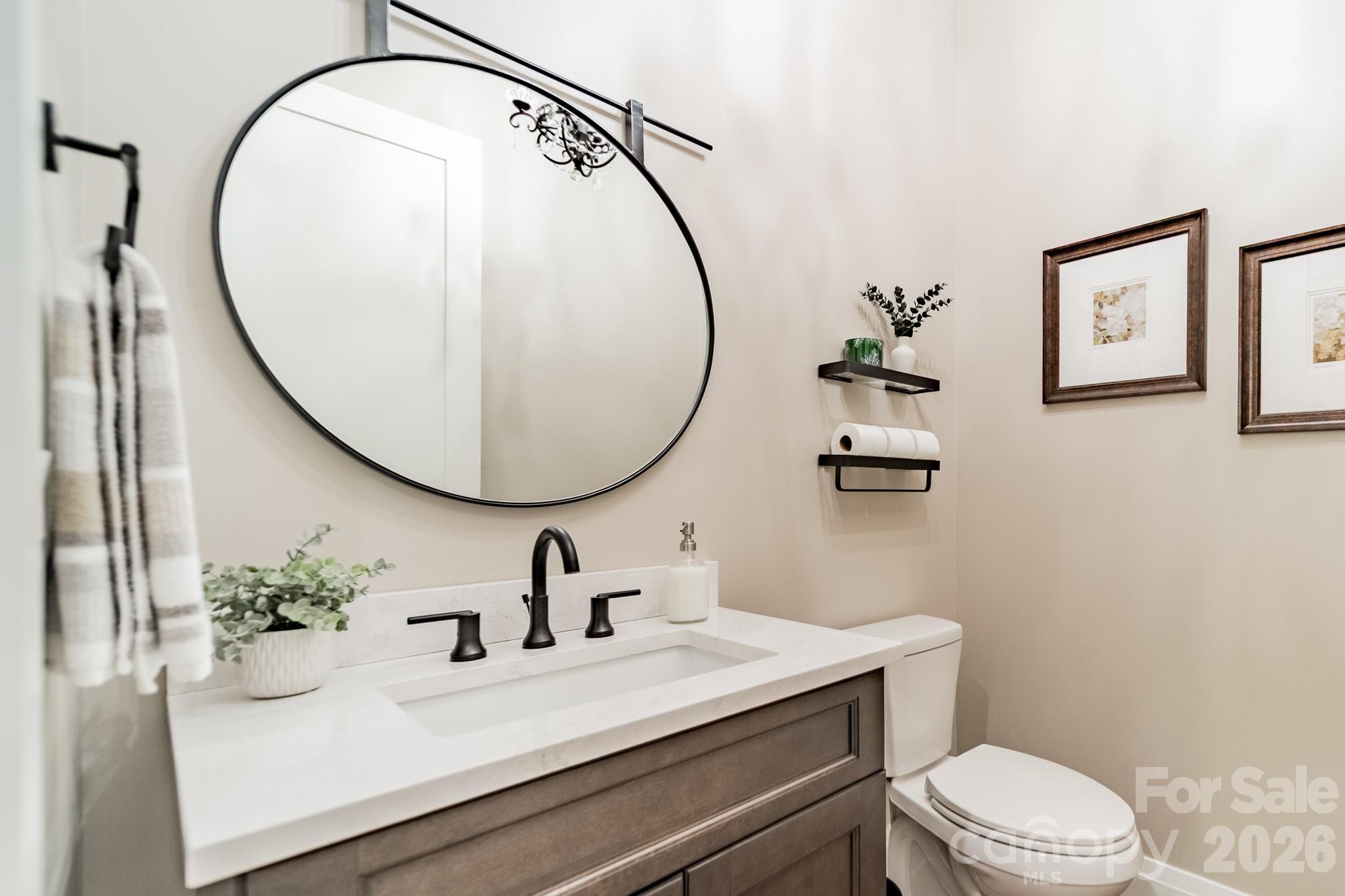 Powder Room - 1725 Turtlewood Drive, Waxhaw