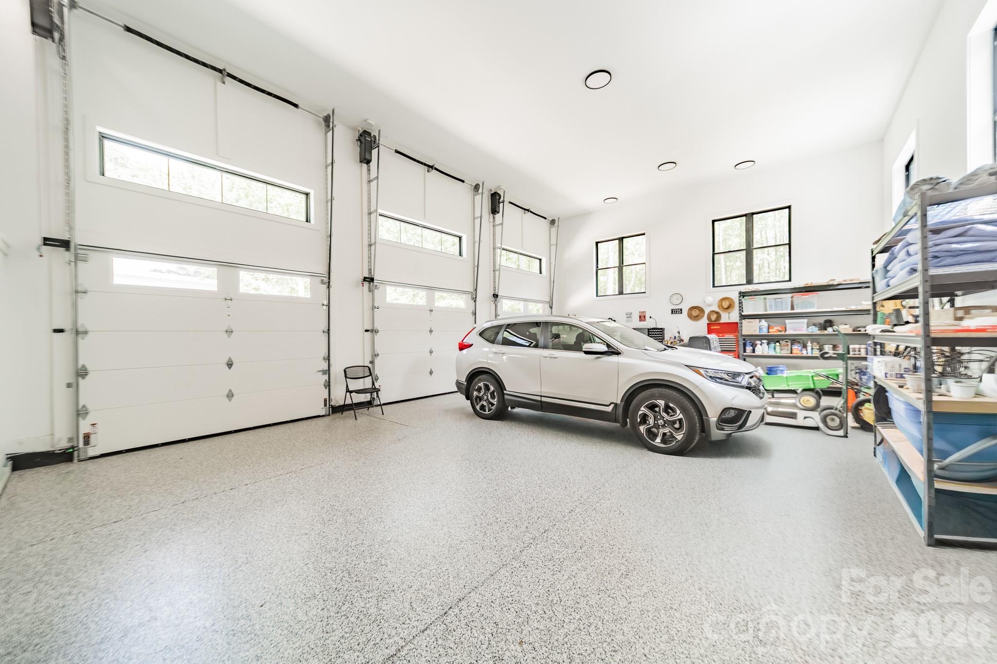 Epoxy Flooring in Garage - 1725 Turtlewood Drive, Waxhaw