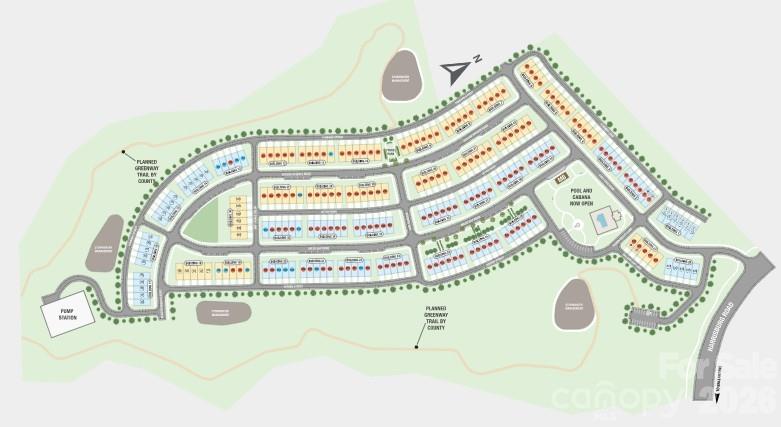 The Ridge at Sugar Creek Community Sitemap - 8715 Miles Gap Road, Indian Land