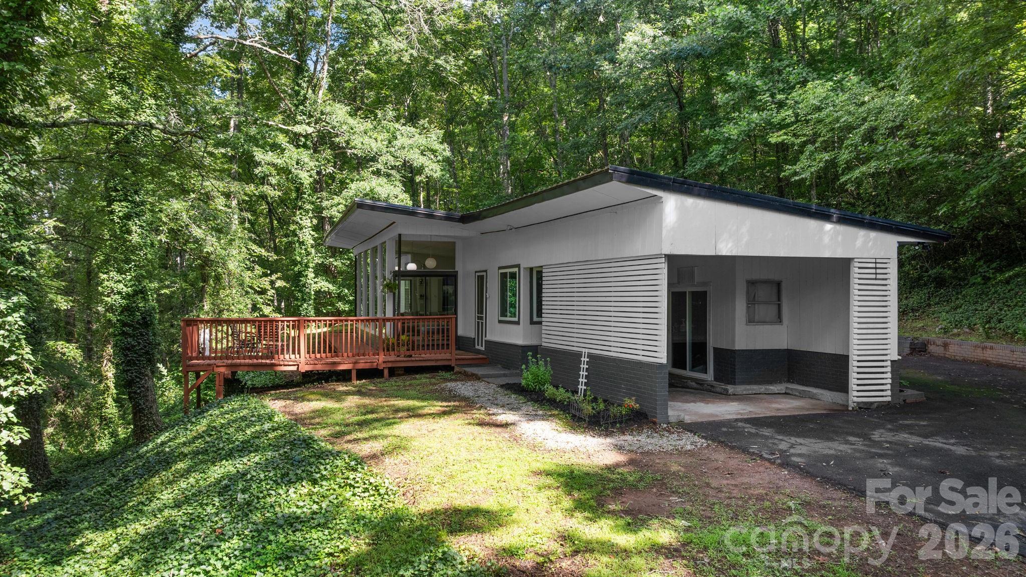 Side View of Home & Carport - 103 Riverwood Drive, Sylva