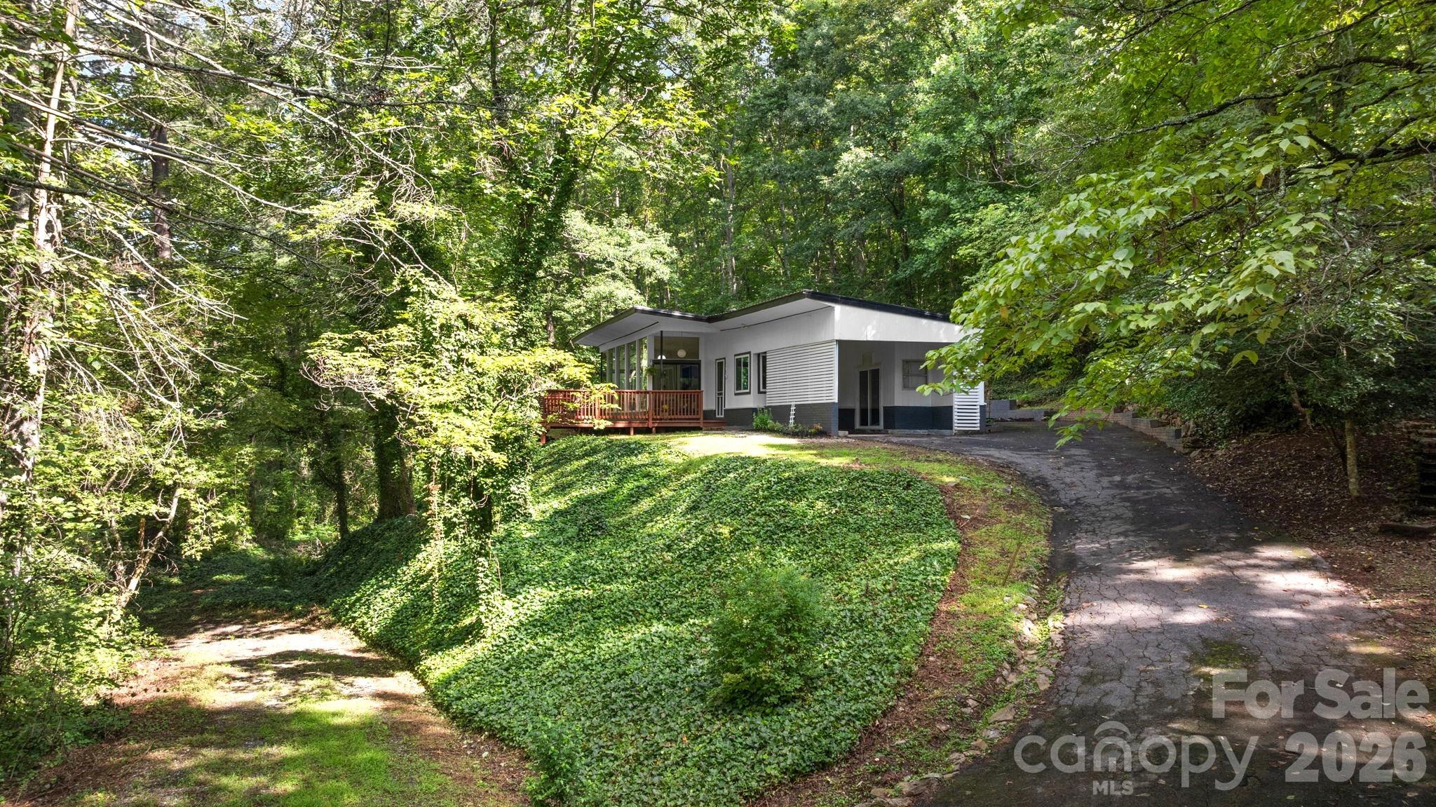 Side View and Driveway - 103 Riverwood Drive, Sylva