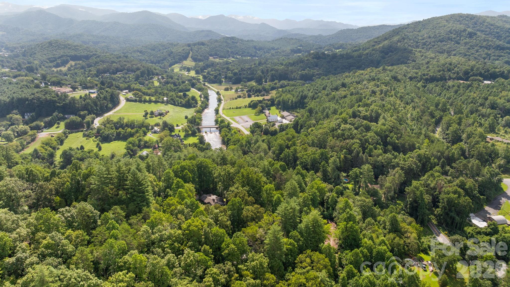 Aerial View & Tuckasegee river - 103 Riverwood Drive, Sylva