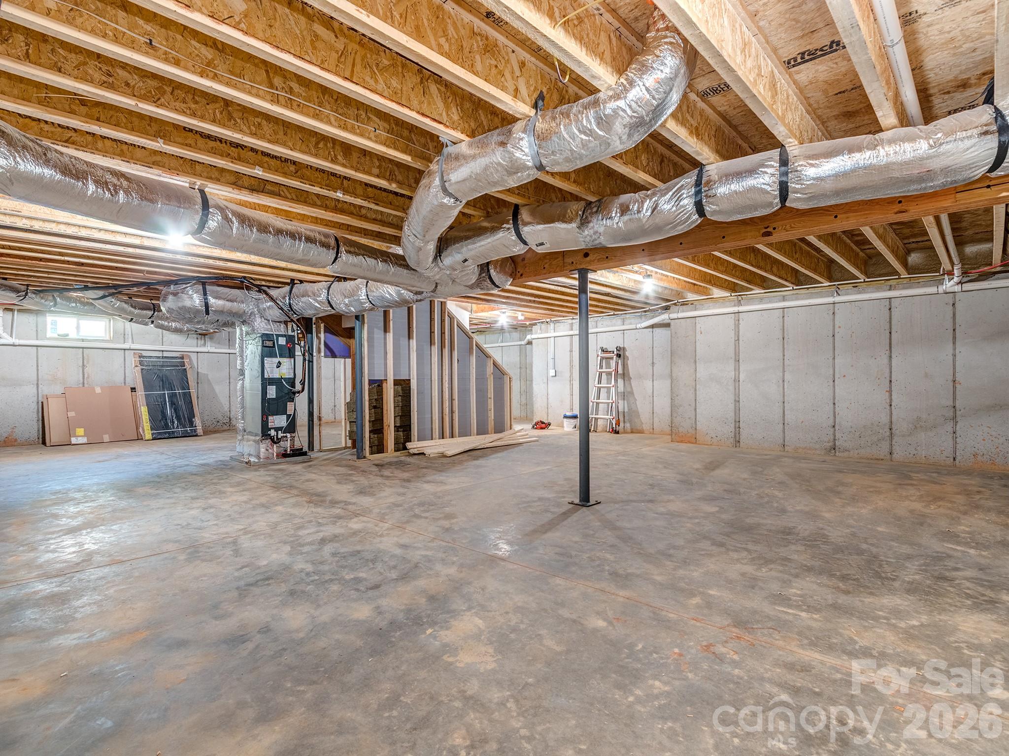 Unfinished basement - 4899 Moonlite Bay Drive, Sherrills Ford