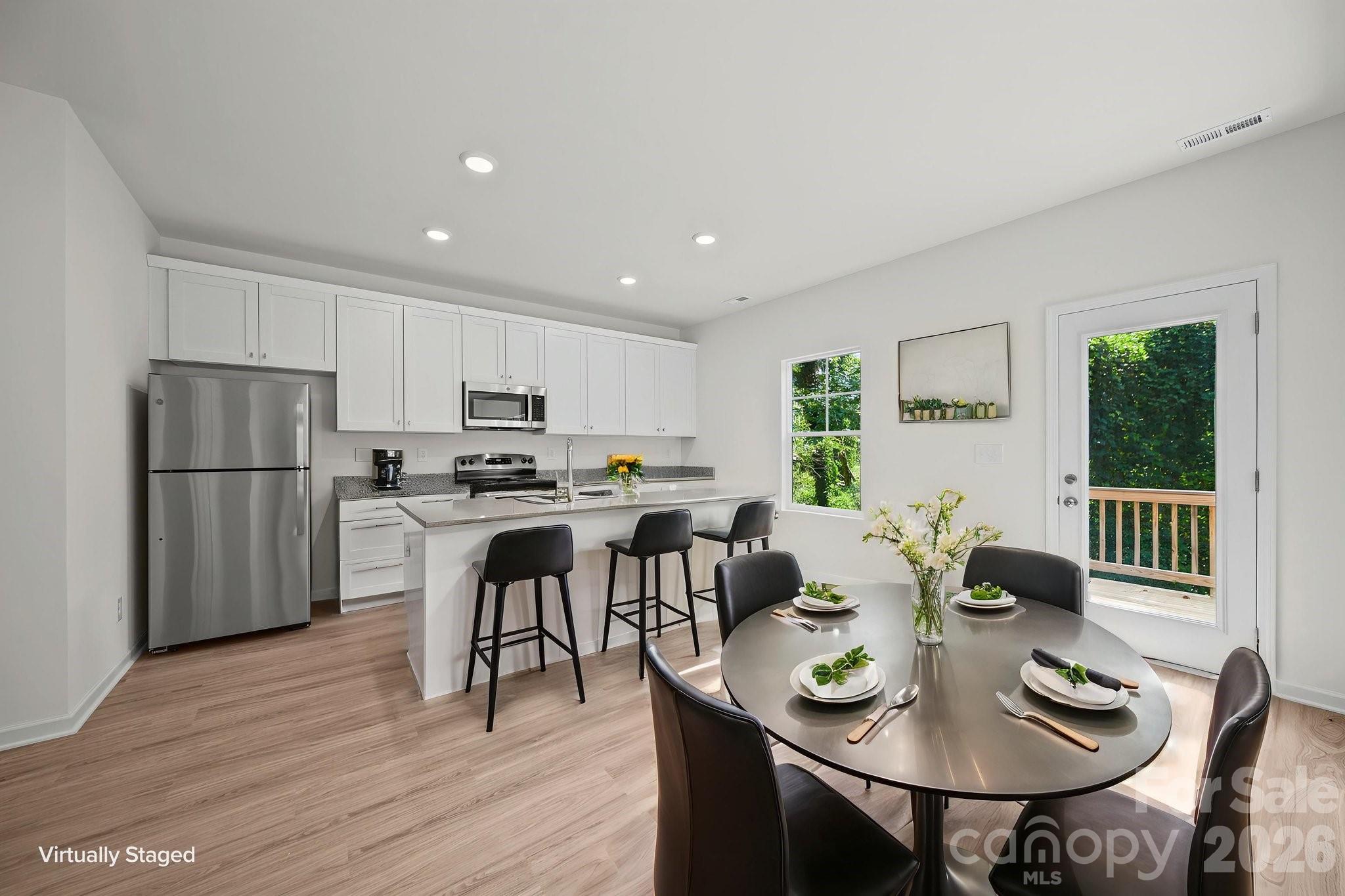 Kitchen - Virtually Staged - 203 Hermitage Court, Shelby
