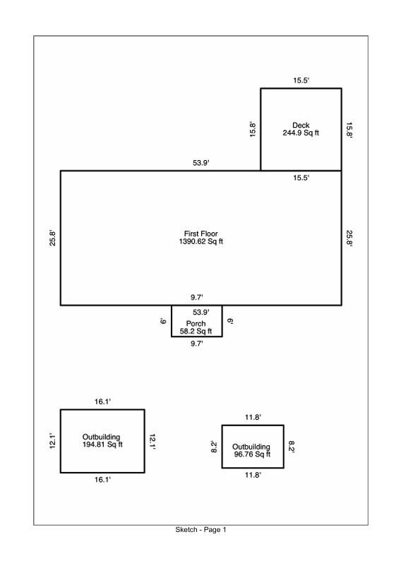 Measurements - 325 Glenwood Drive, Mooresville