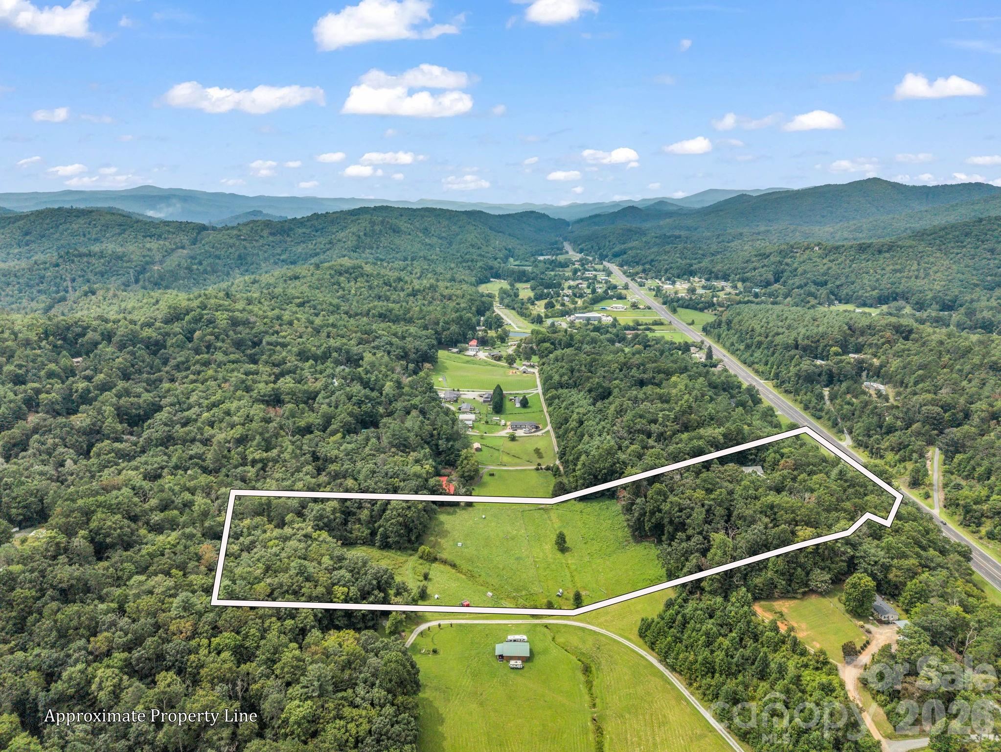 15 Unrestricted Acres Woods/pasture/Stream - 136 Limousine Lane, Pisgah Forest