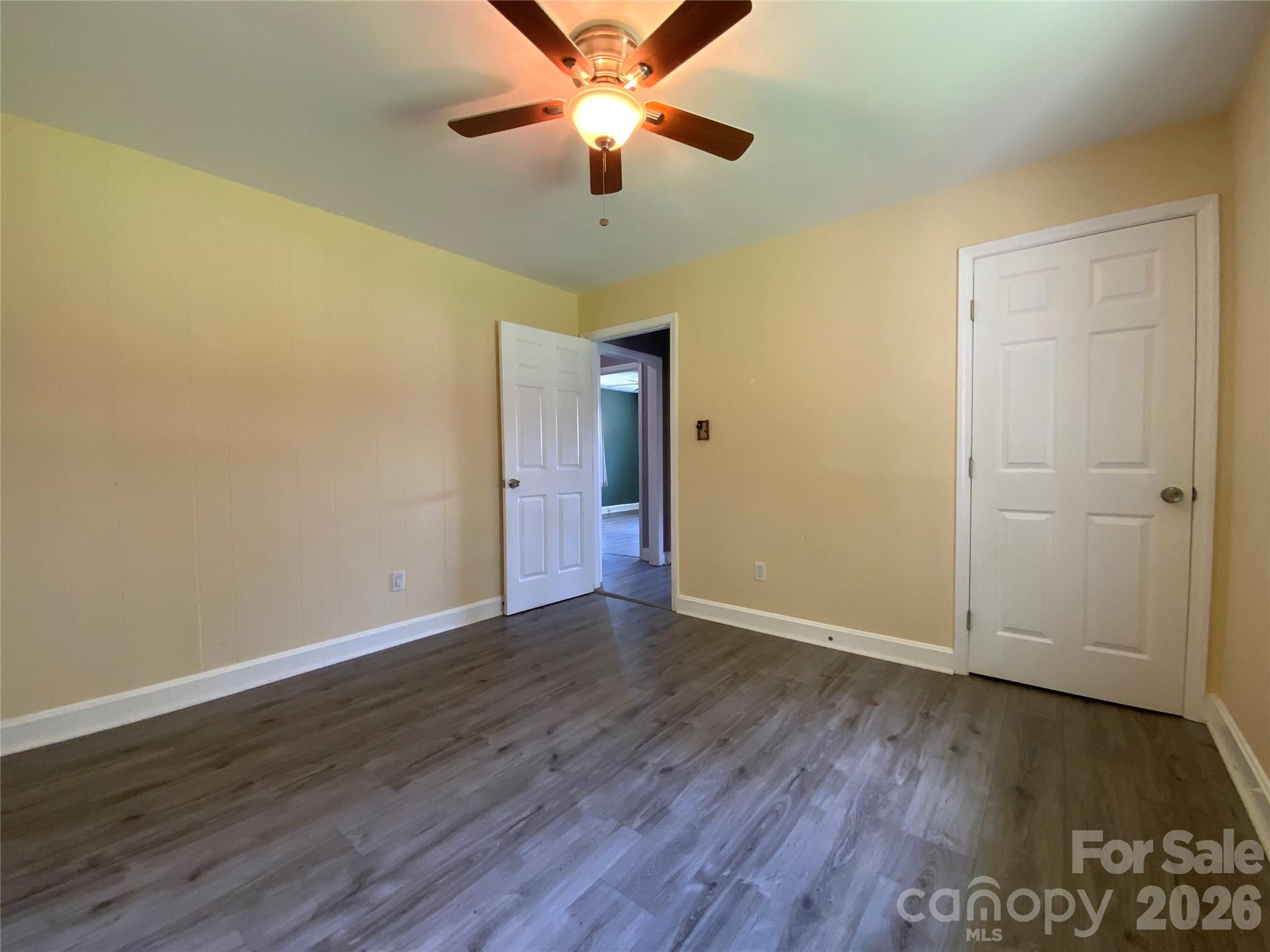 Bedroom is in the back of the home. - 325 Glenwood Drive, Mooresville