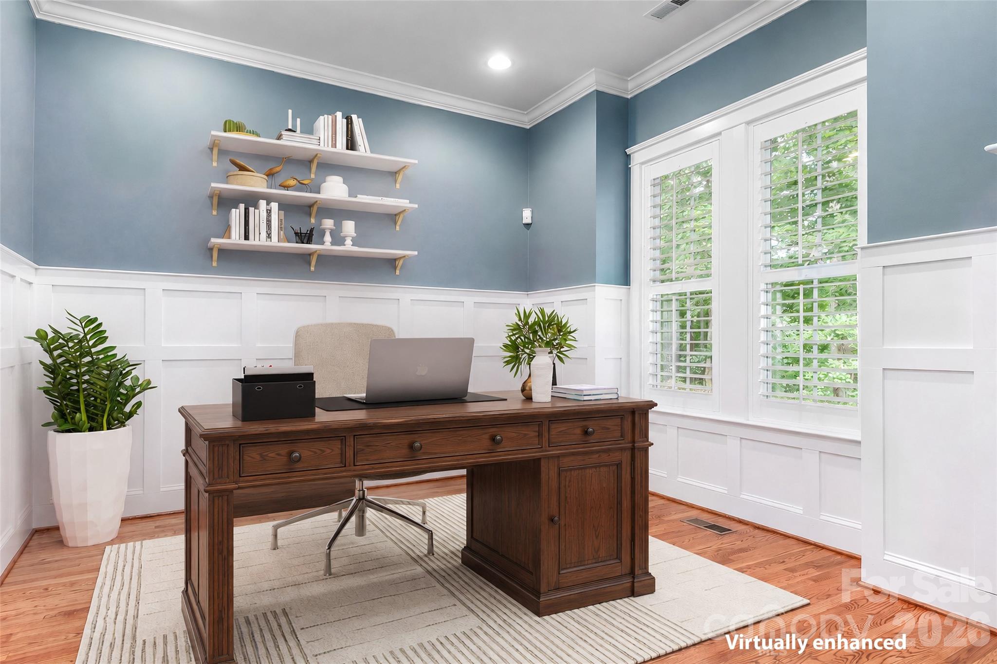 Flex room used as an office. - 17525 Calverton Road, Huntersville