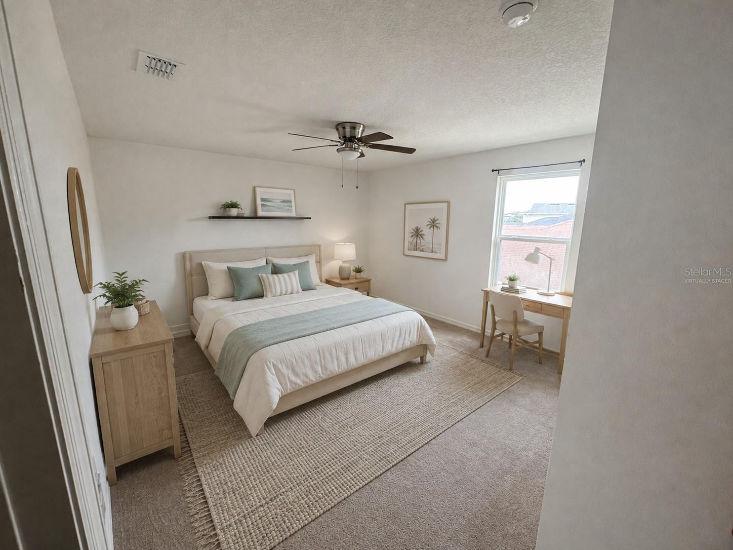 virtually staged bedroom 2 - 2936 BOATING BLVD, KISSIMMEE