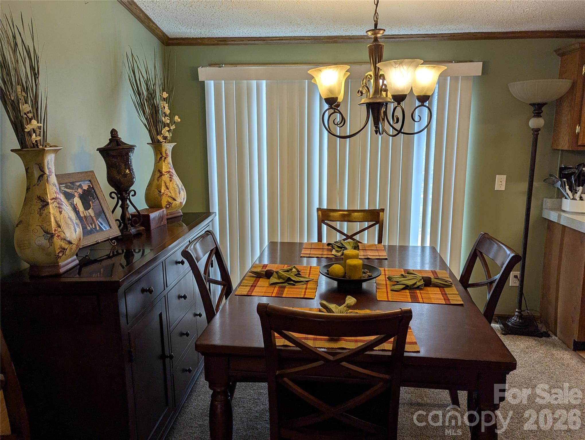Access to large deck directly from Dining Room - 6846 Potter Road, Matthews