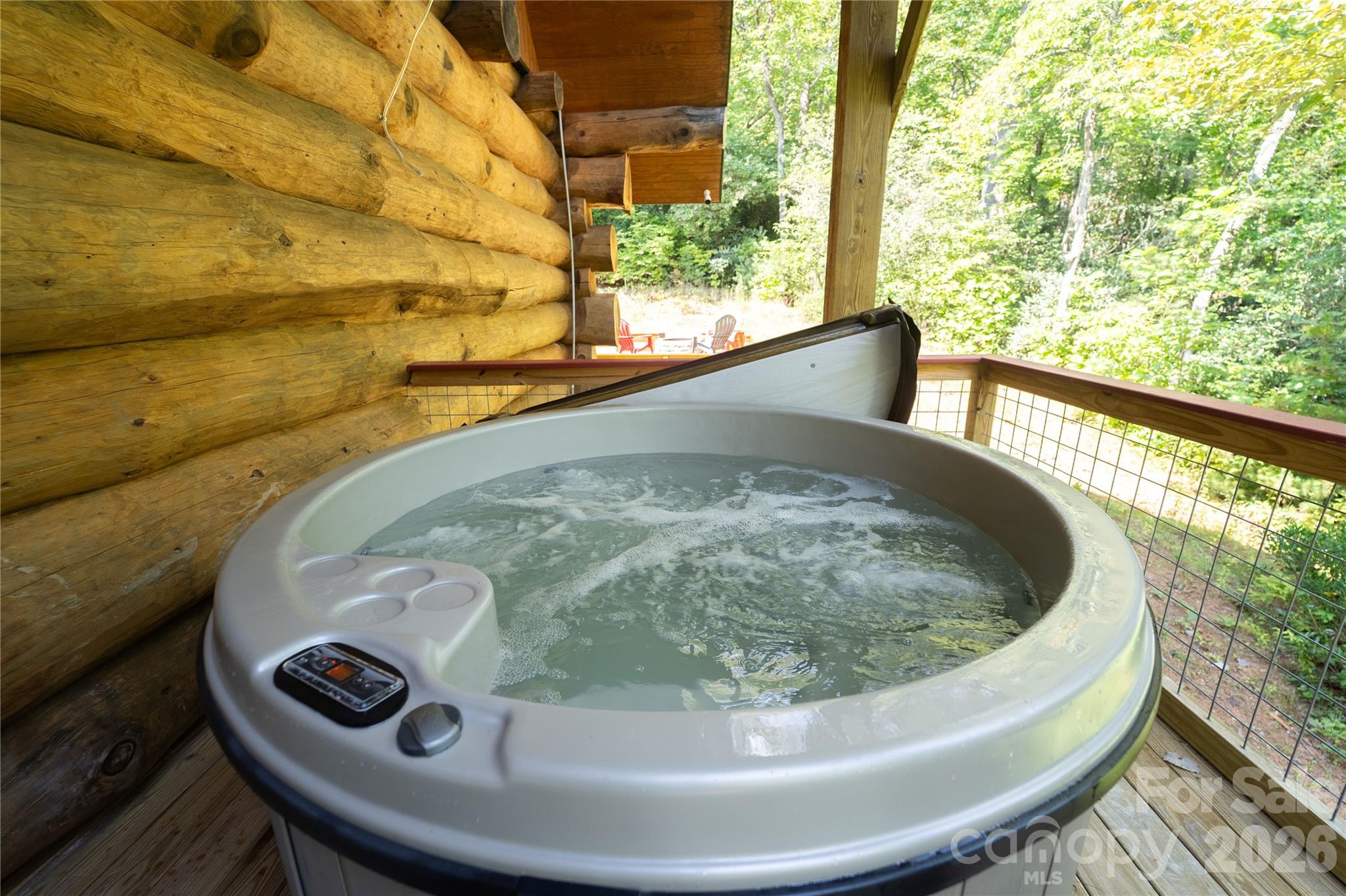 main level deck hot tub - 142 W Southwood Drive, Brevard