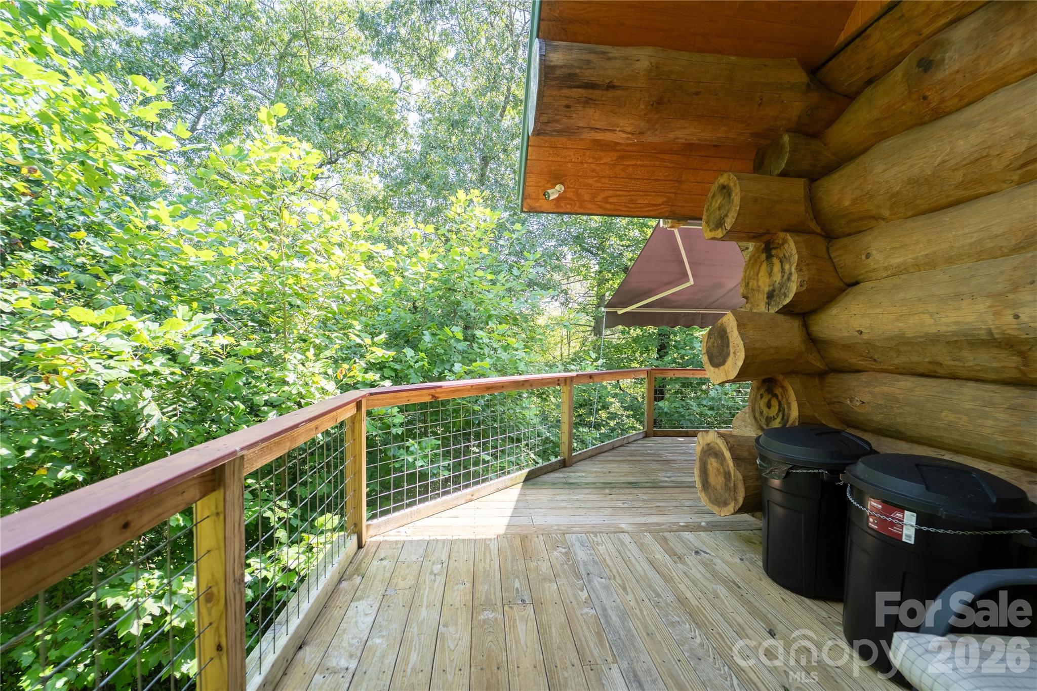 main level deck - 142 W Southwood Drive, Brevard
