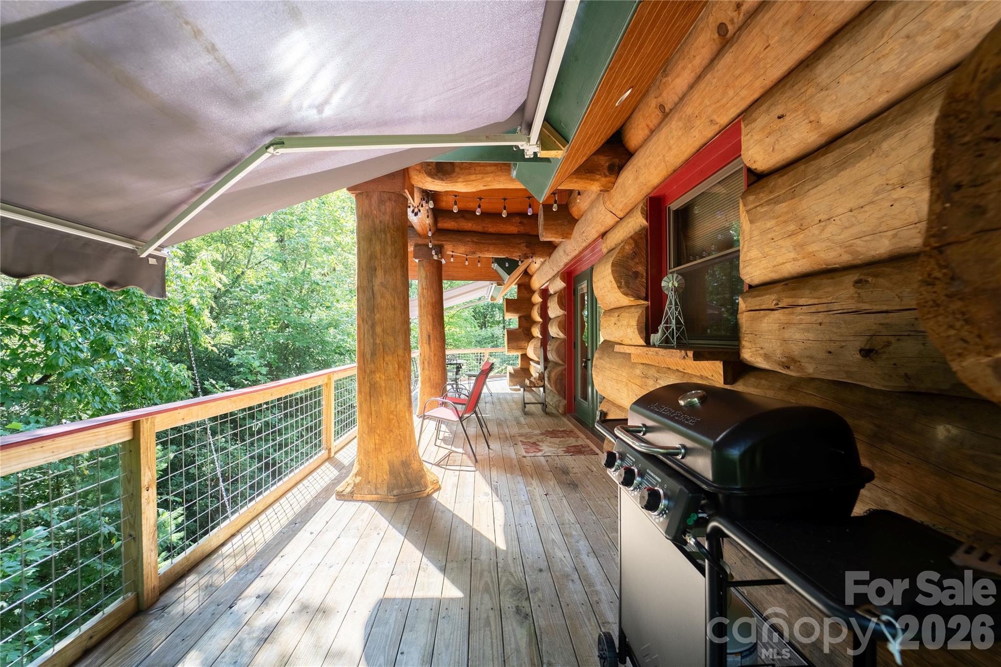 main level deck - 142 W Southwood Drive, Brevard