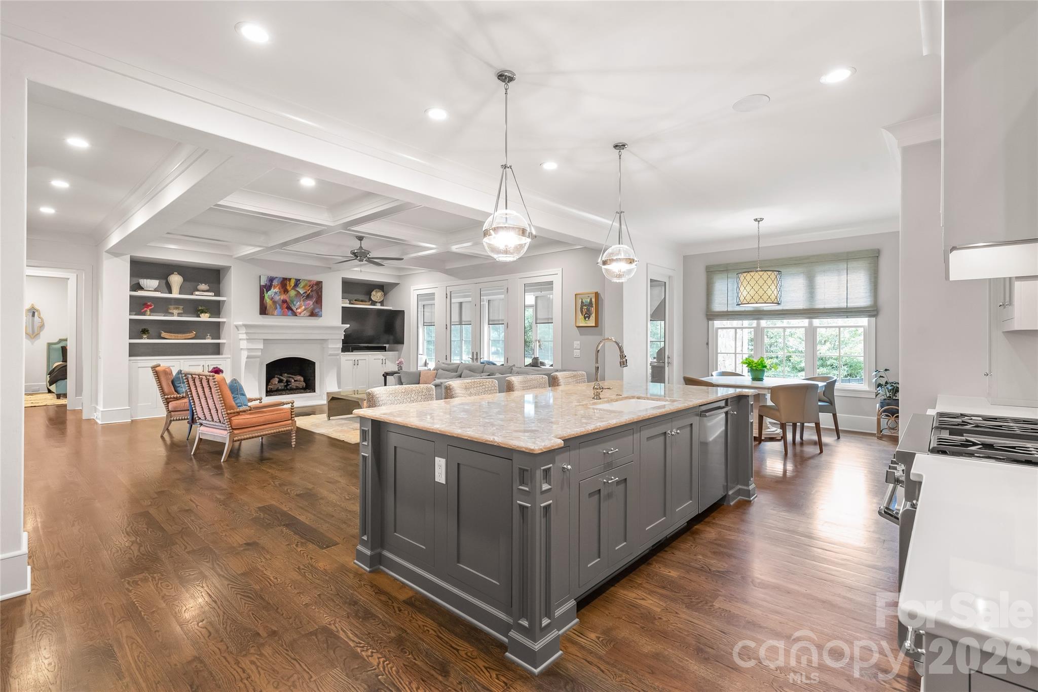 Perfect for everyday life and entertaining is a joy here. - 2800 Wintergreen Drive, Charlotte