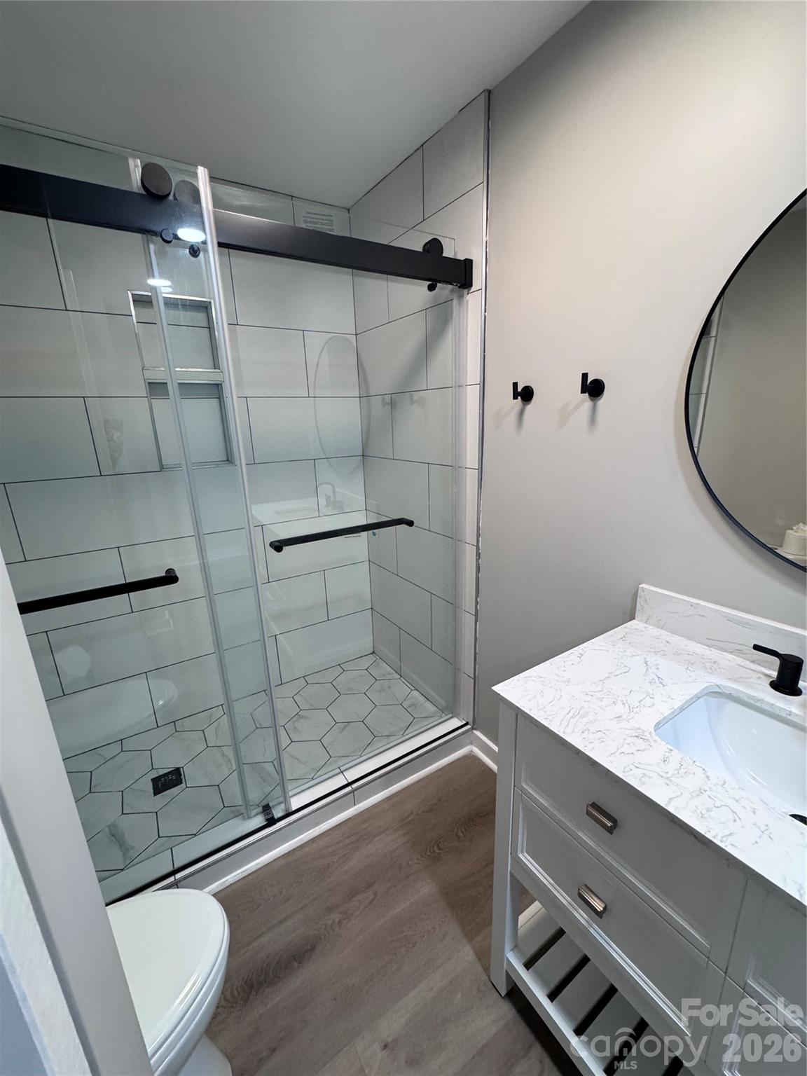 primary bathroom w/ walkin shower - 32146 Nc 740 Highway, Albemarle