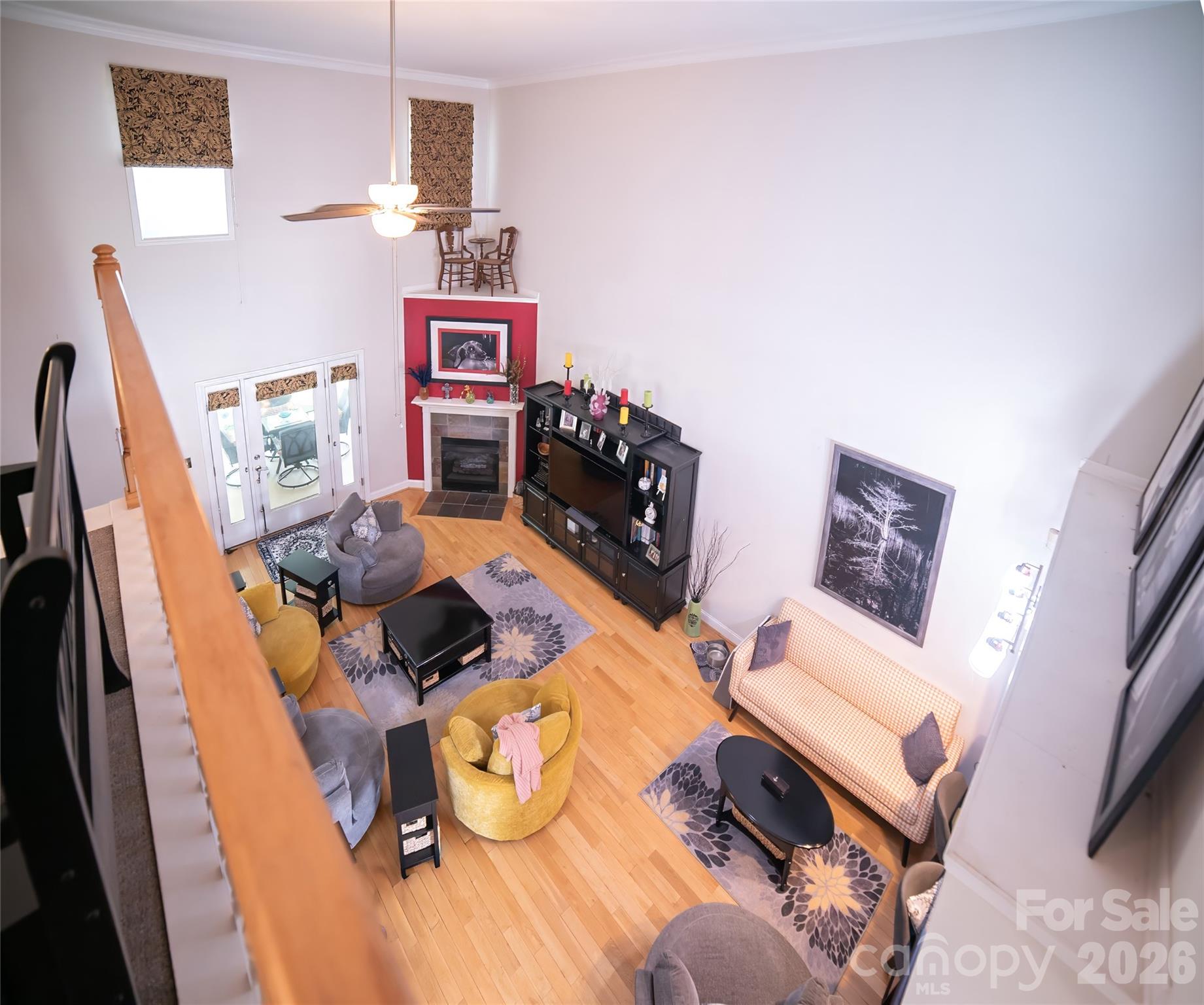 View from upper level - 140 Lady Slipper Lane SW, Valdese