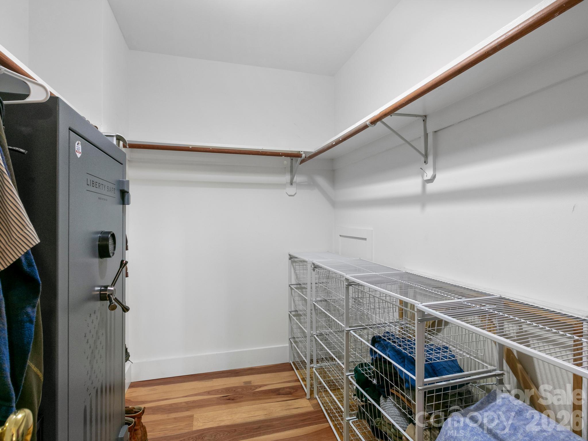 Very accommodating walk-in closet in primary bedroom. - 41 Bear Trail, Fairview