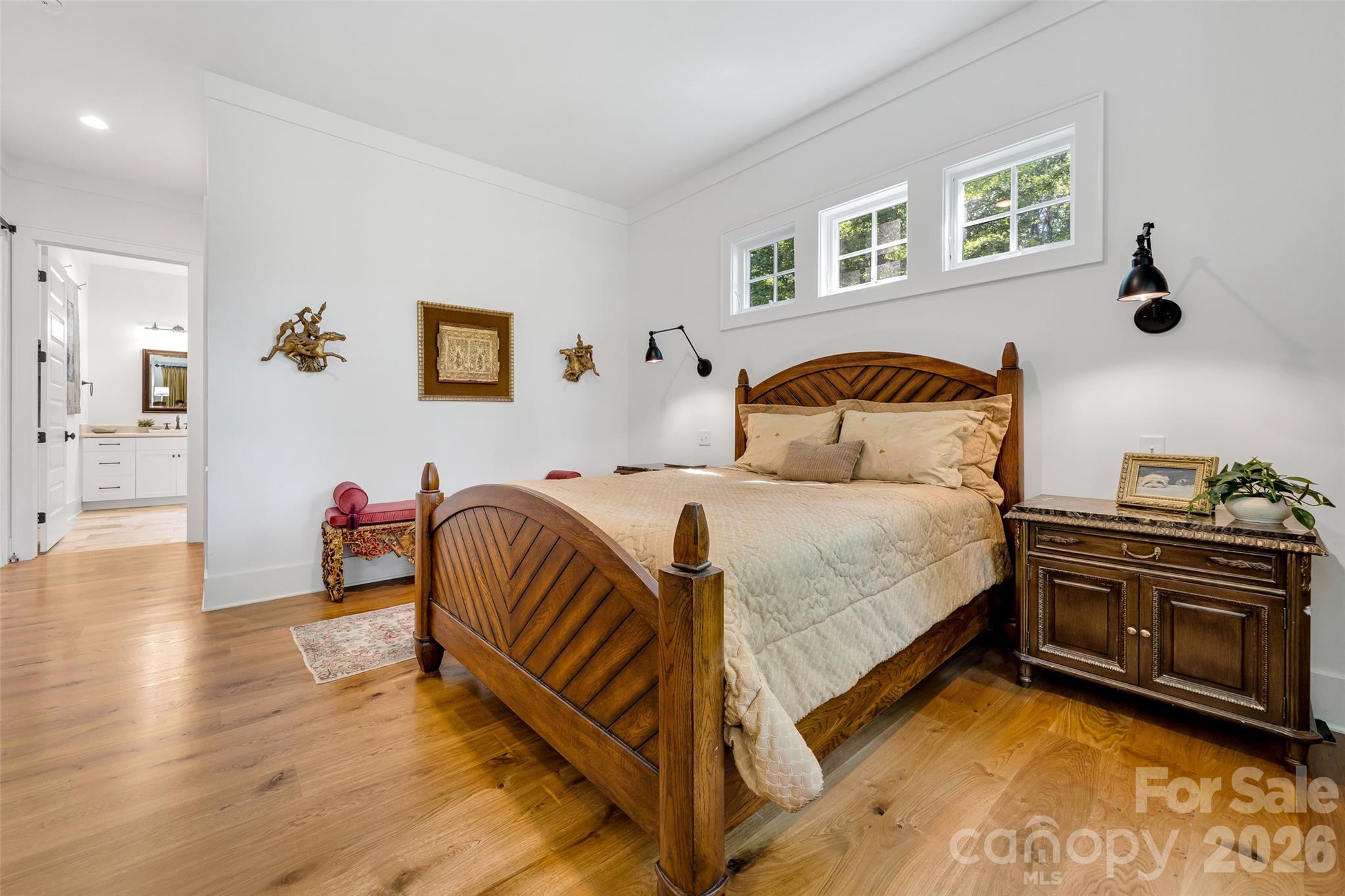 Wide plank white oak flooring throughout - 442 Autumn Sky Drive, Hendersonville
