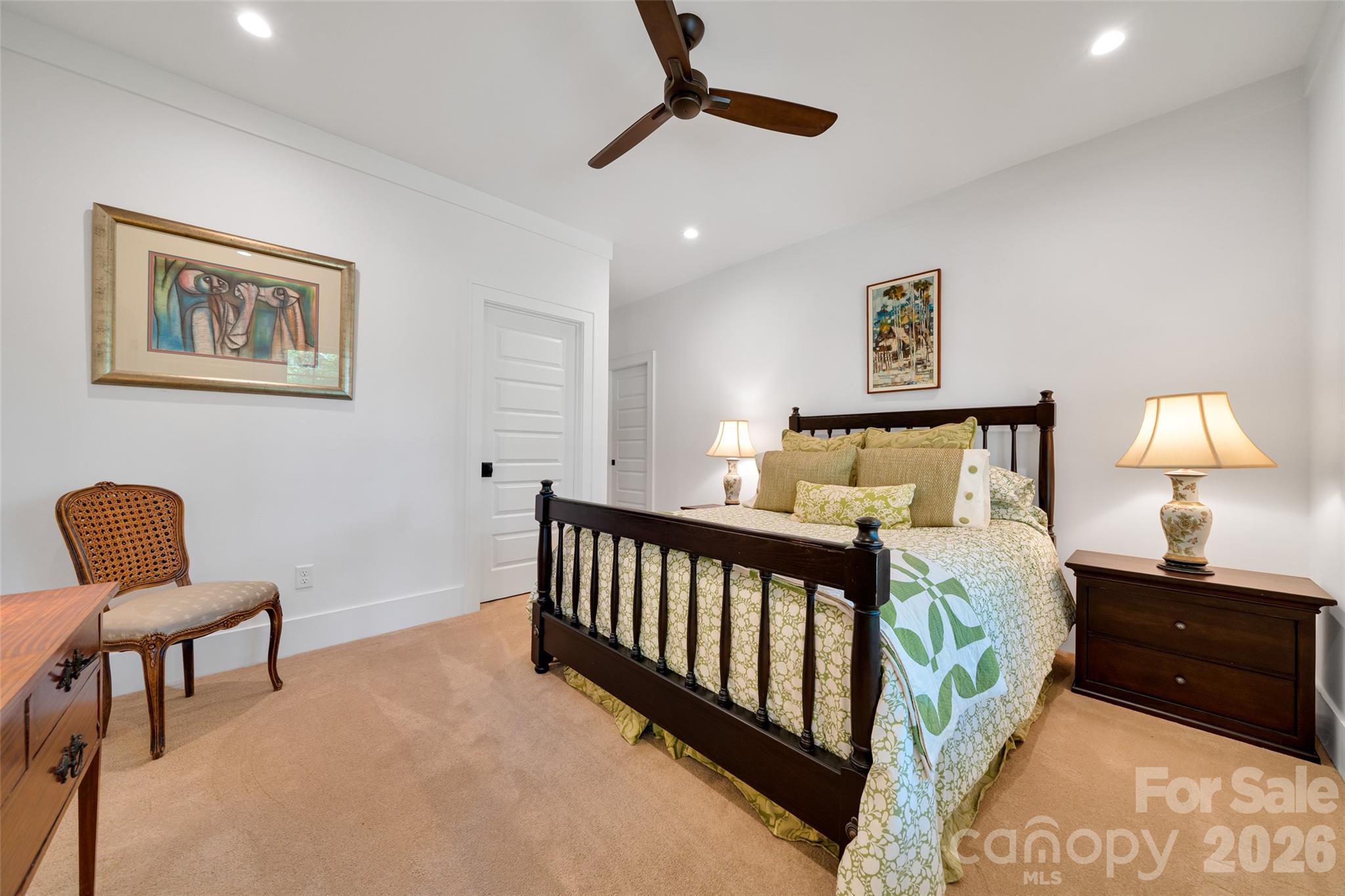 Second Bedroom with walk in closet and adjoining bathroom - 442 Autumn Sky Drive, Hendersonville