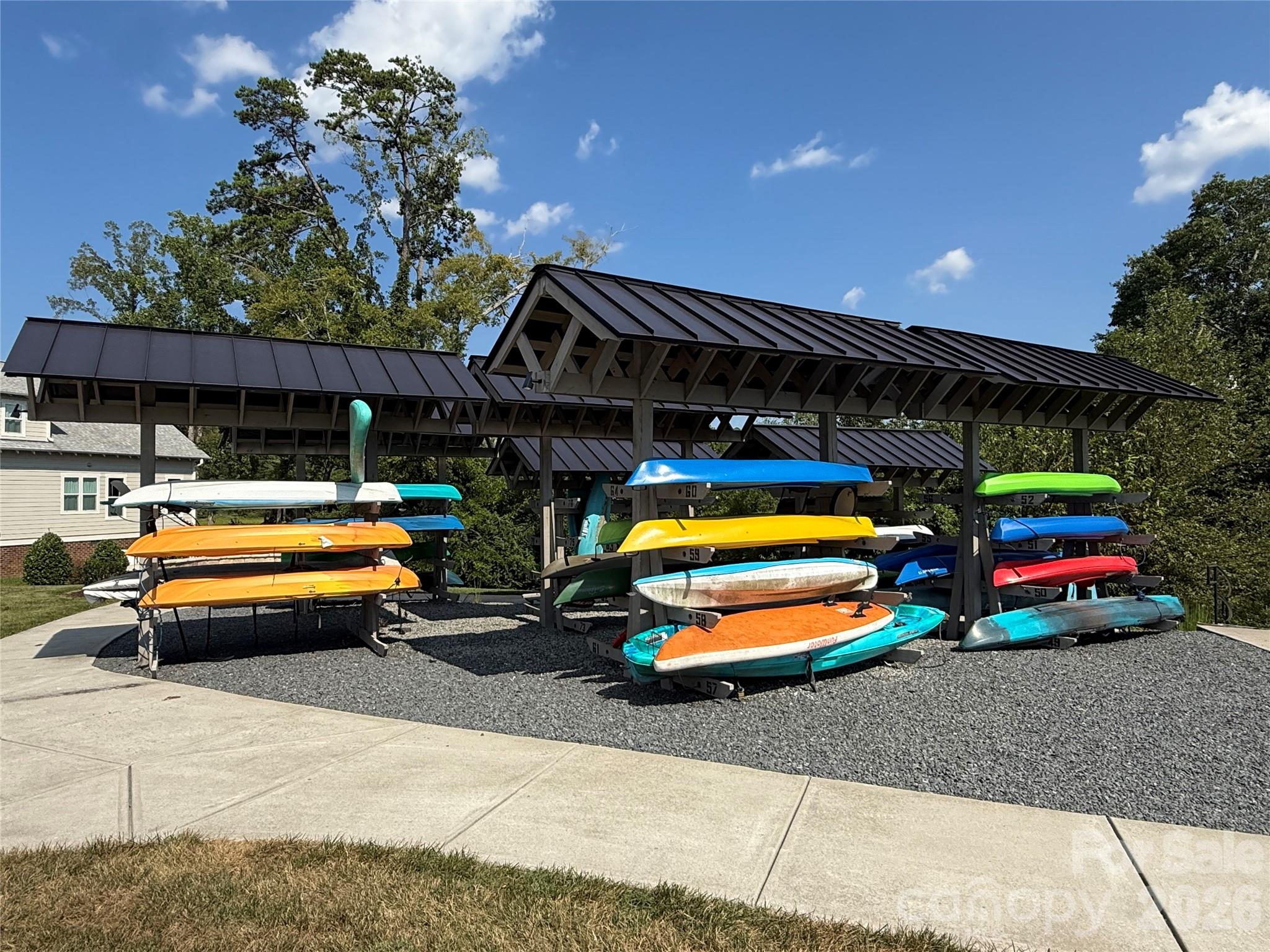 Kayak area/racks - 107 Longleaf Drive, Mooresville