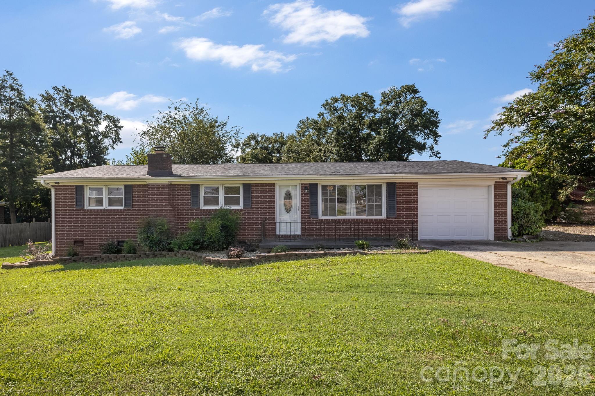 Solid, beautifully updated brick ranch. - 409 Oak Street Extension, Forest City