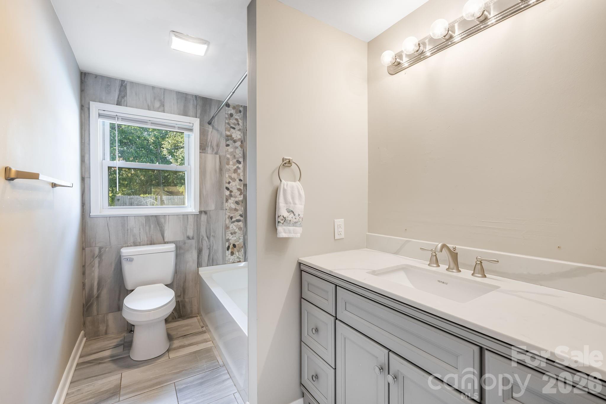Hall Bathroom - 409 Oak Street Extension, Forest City