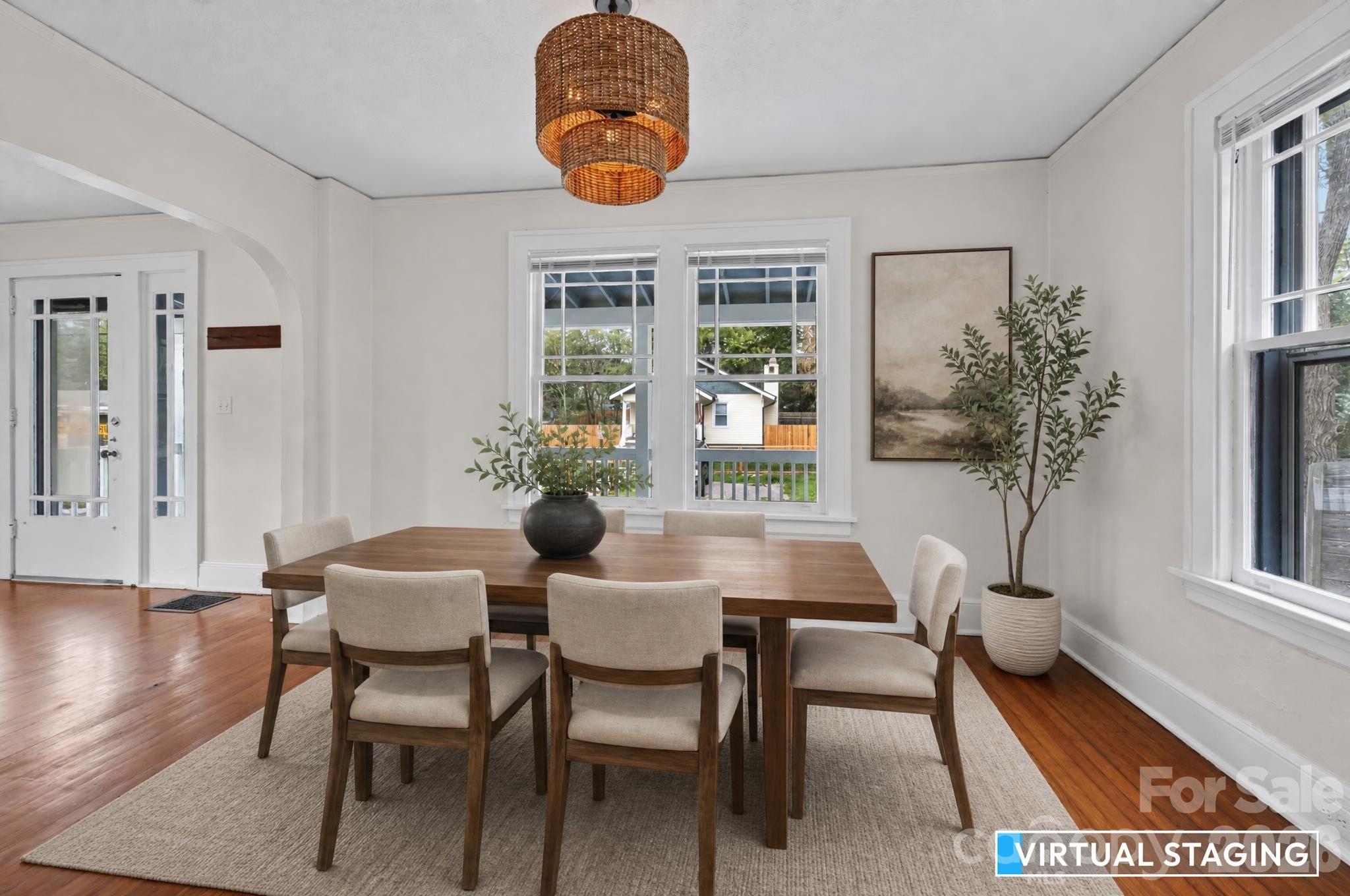Dining Room-Staged - 203 Pennsylvania Avenue, Asheville