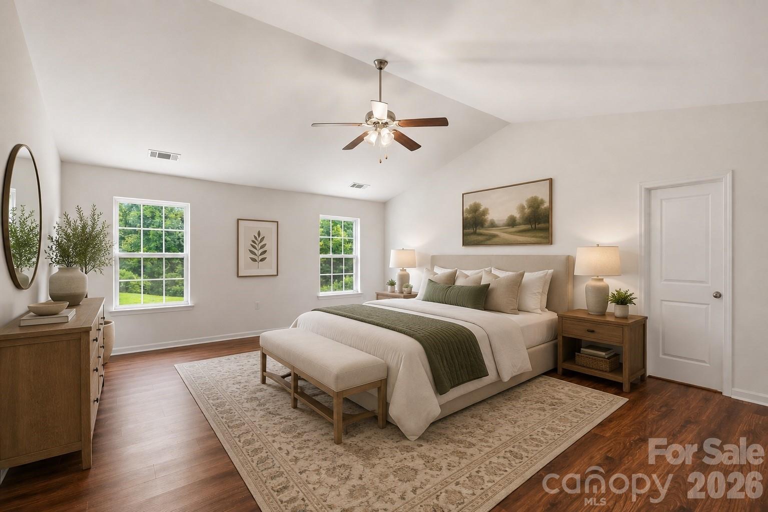 Primary Rm Virtually Staged - 137 Rippling Water Drive, Mount Holly