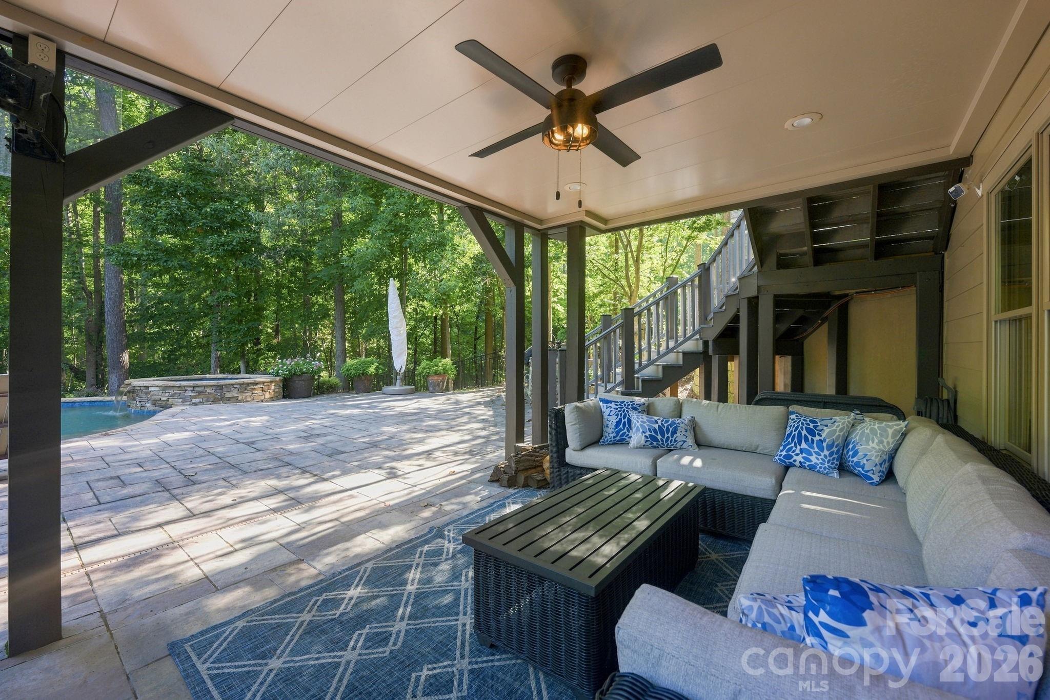 Covered Patio - 121 E Callicutt Trail, Mooresville