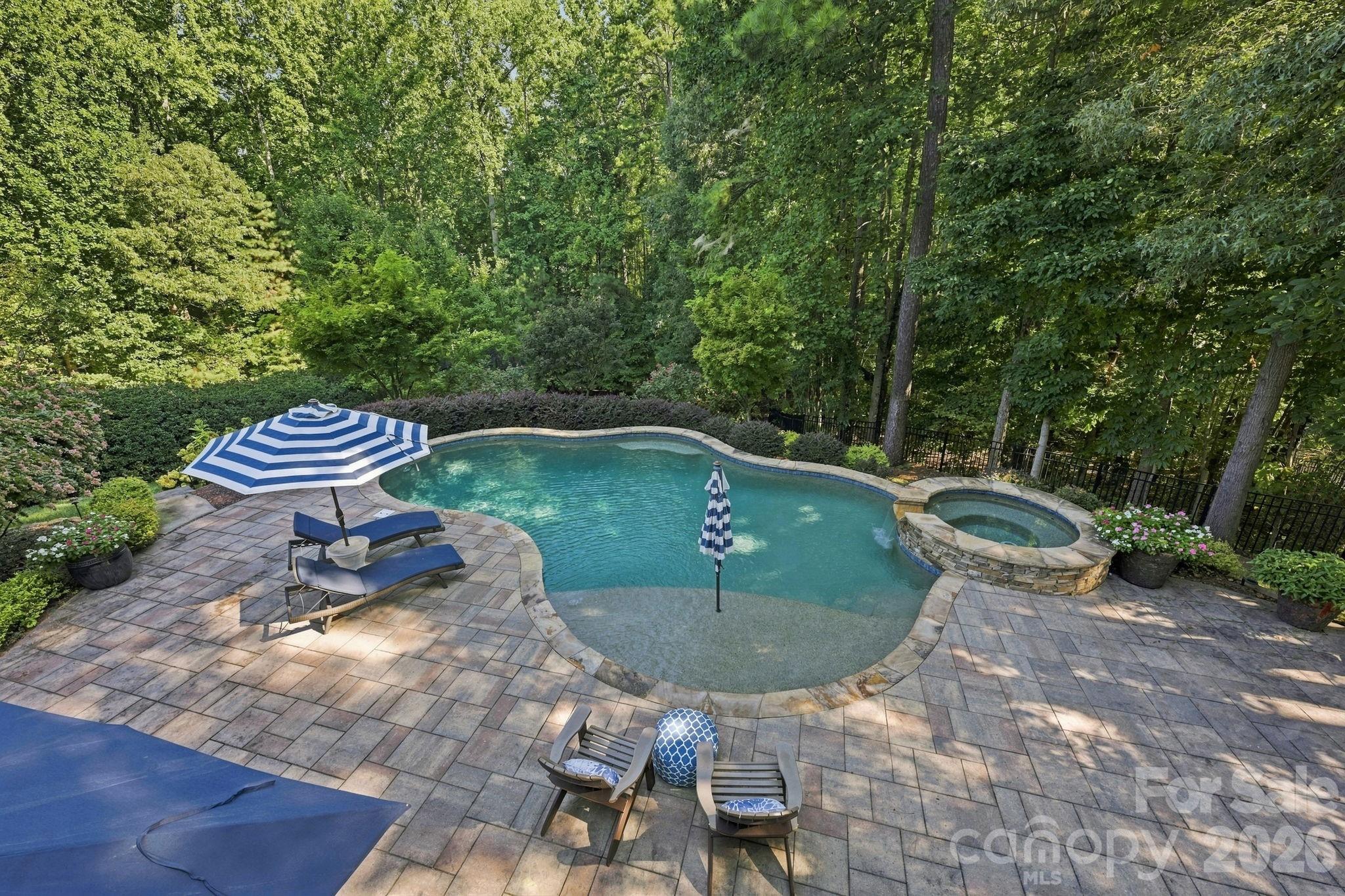 Pool and Spa - 121 E Callicutt Trail, Mooresville