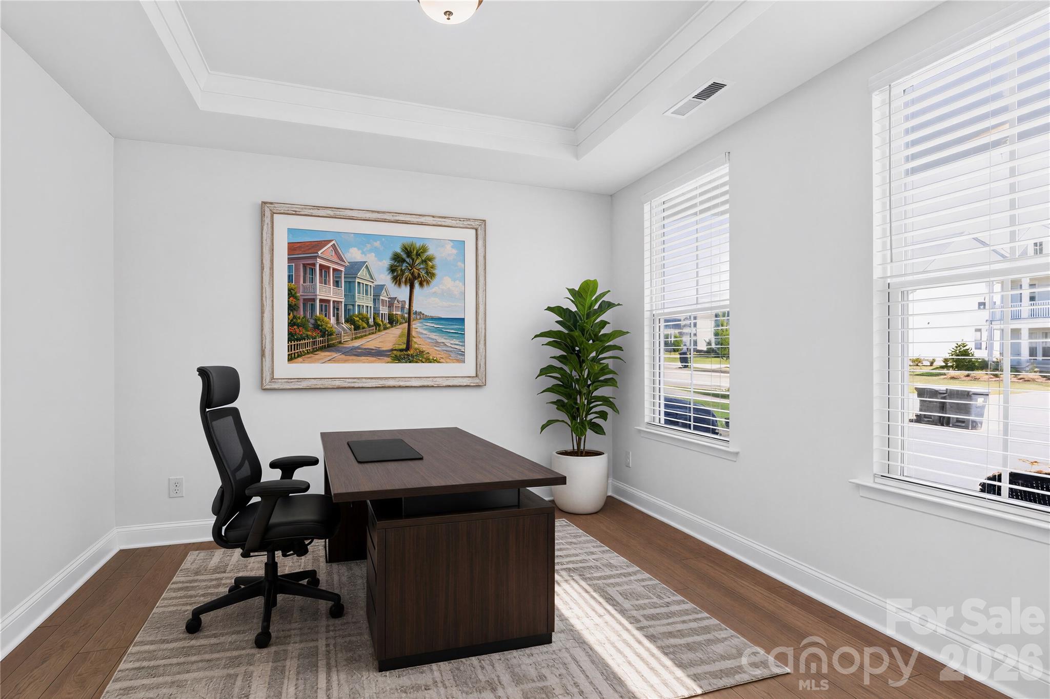 Virtually staged home office - 235 Supernova Drive, York