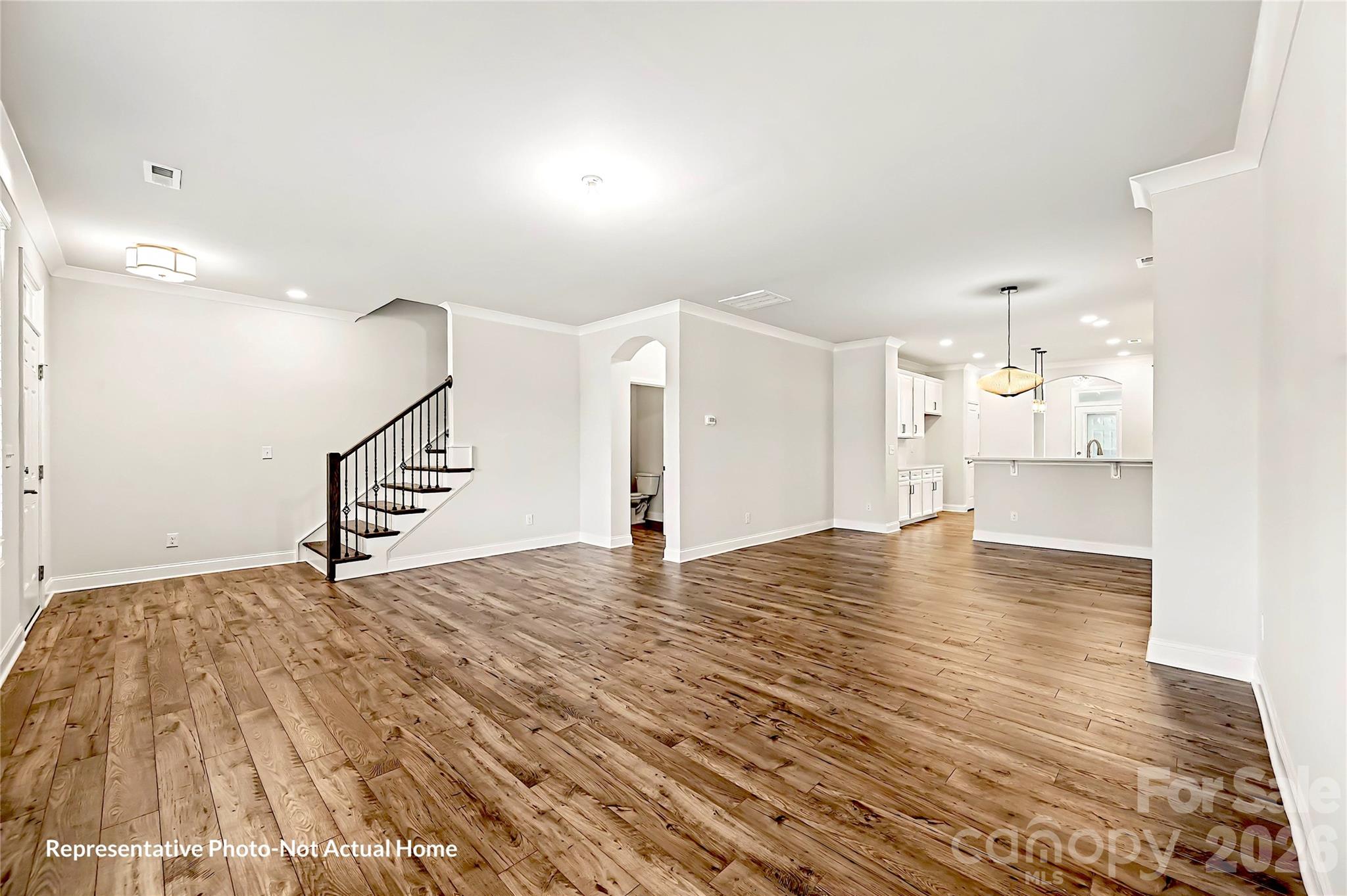 Living-Dining-Kitchen-Bordeaux - 10231 Rainier Trail Drive NW, Huntersville
