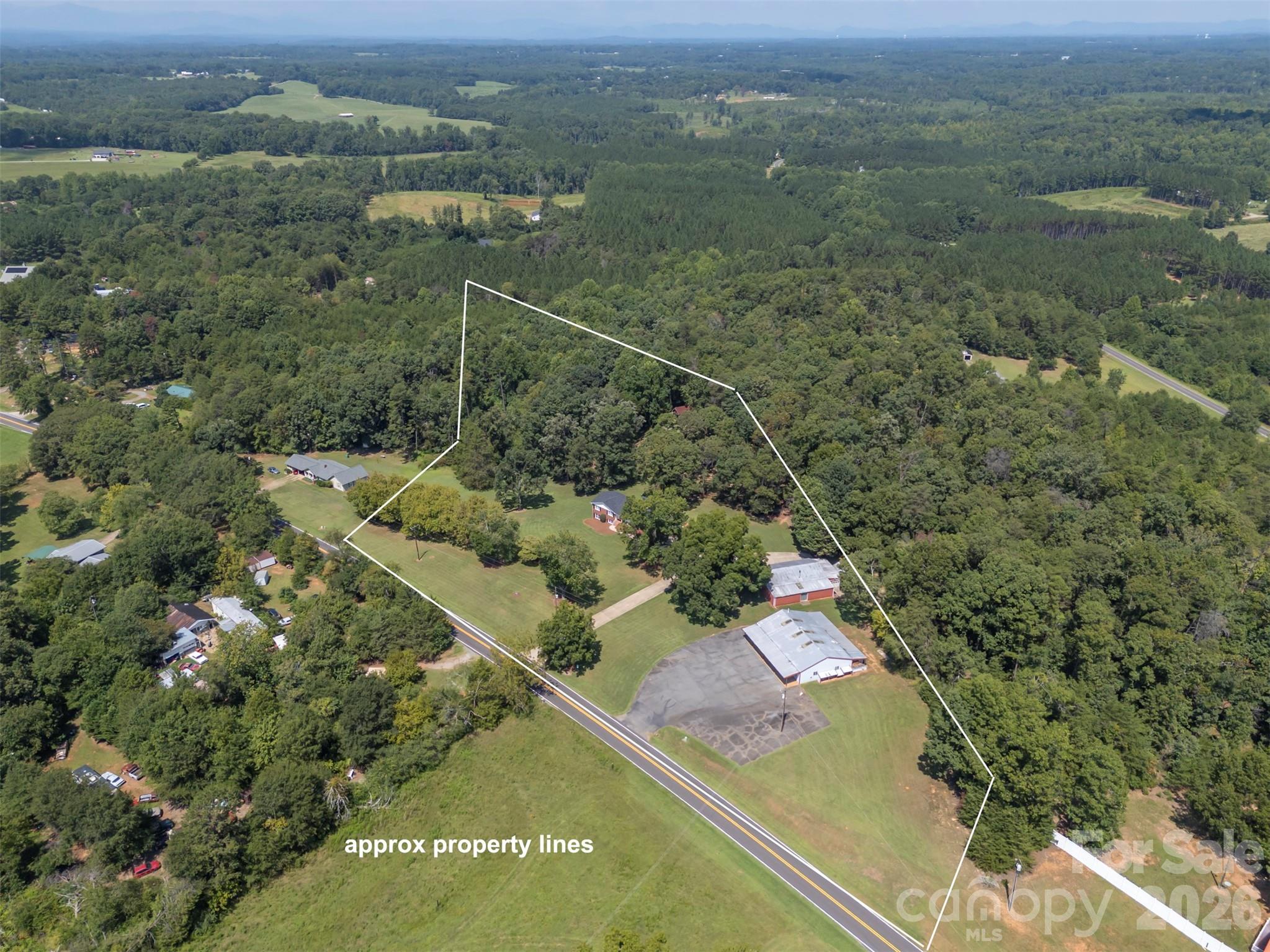 Ariel View - 1360 Harris Holly Springs Road, Rutherfordton