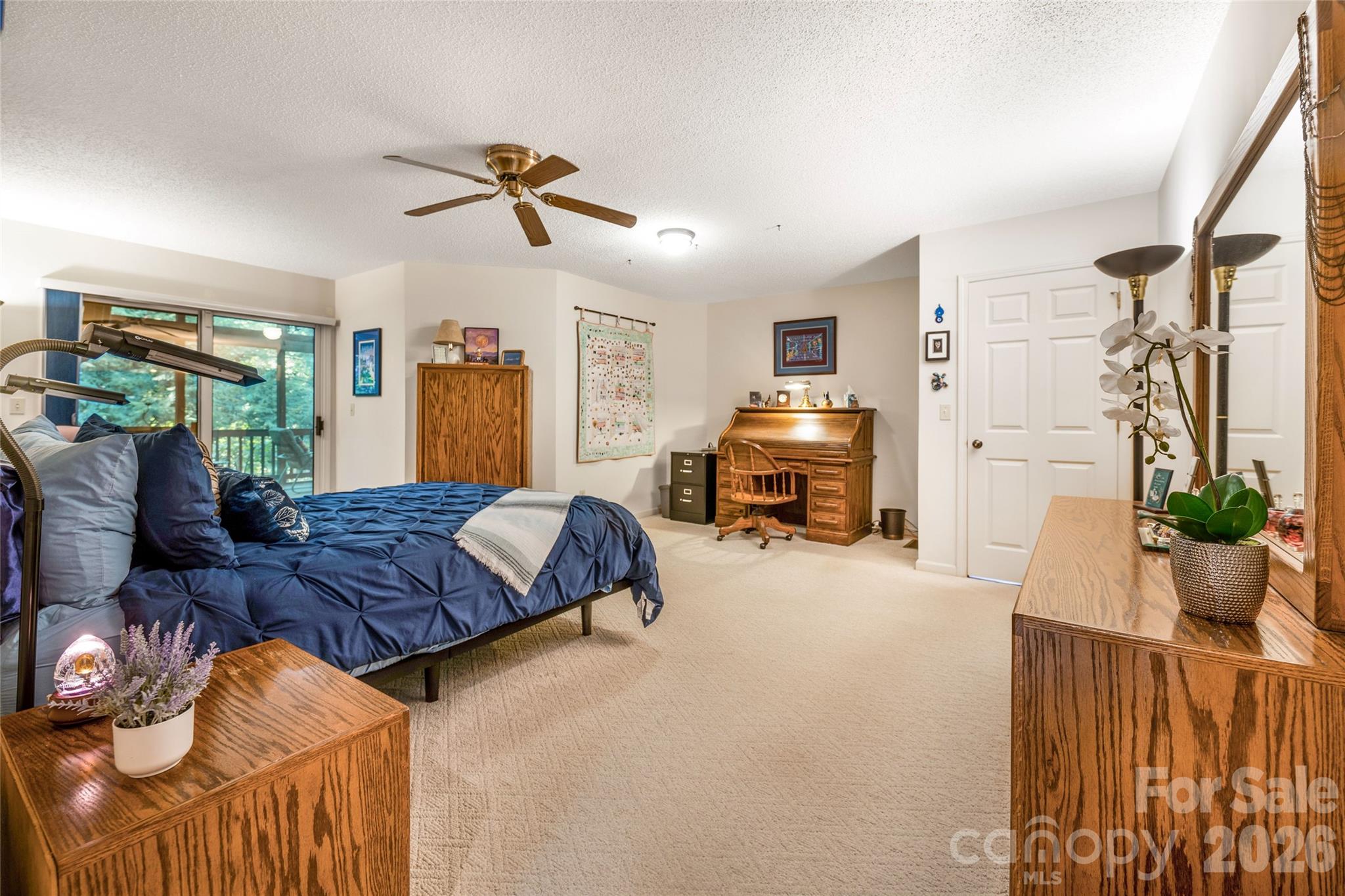 Primary bedroom. - 31 Hillcreek Drive, Asheville
