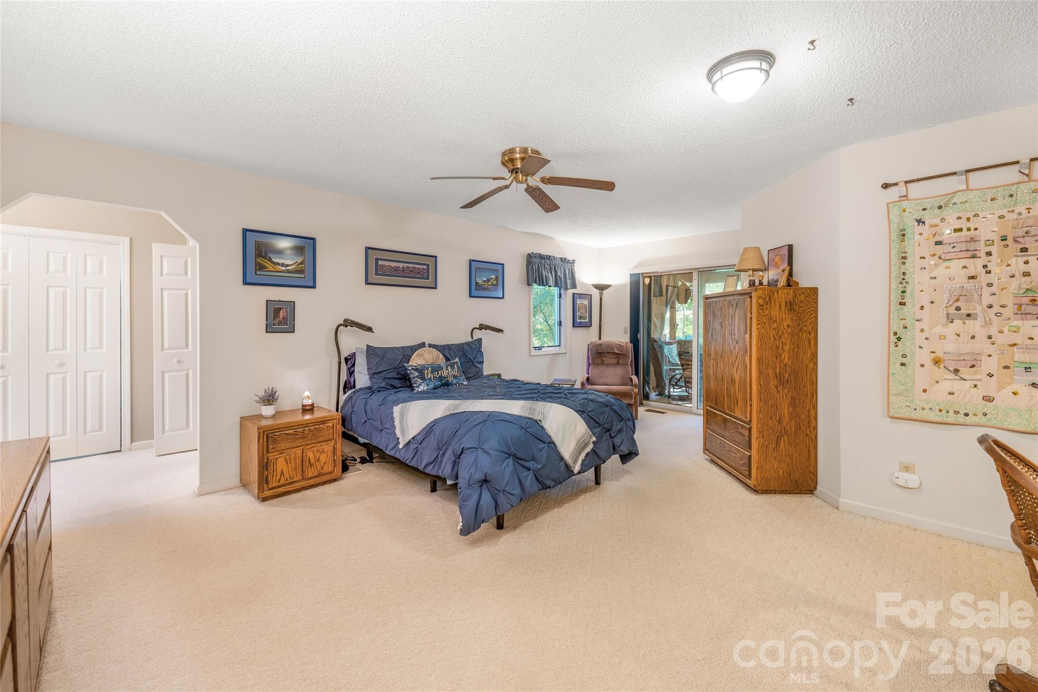 Primary bedroom. - 31 Hillcreek Drive, Asheville