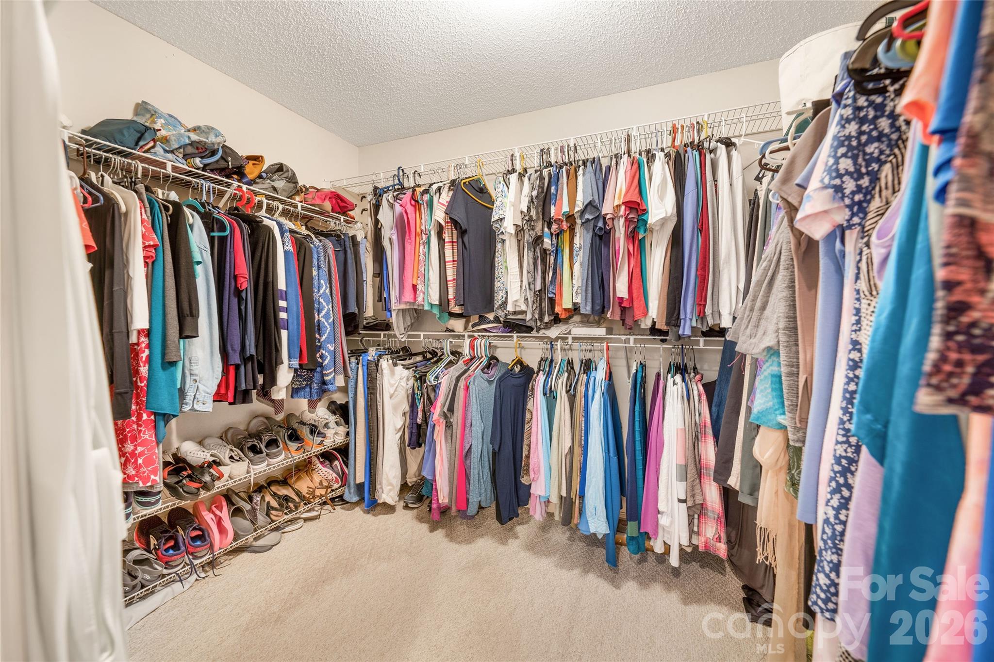 Walk in closet with abundant storage. - 31 Hillcreek Drive, Asheville