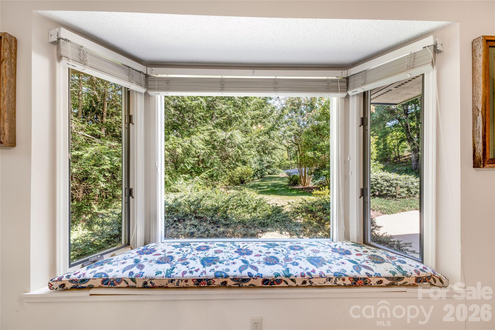 Front facing picture window in guest bedroom 1. - 31 Hillcreek Drive, Asheville