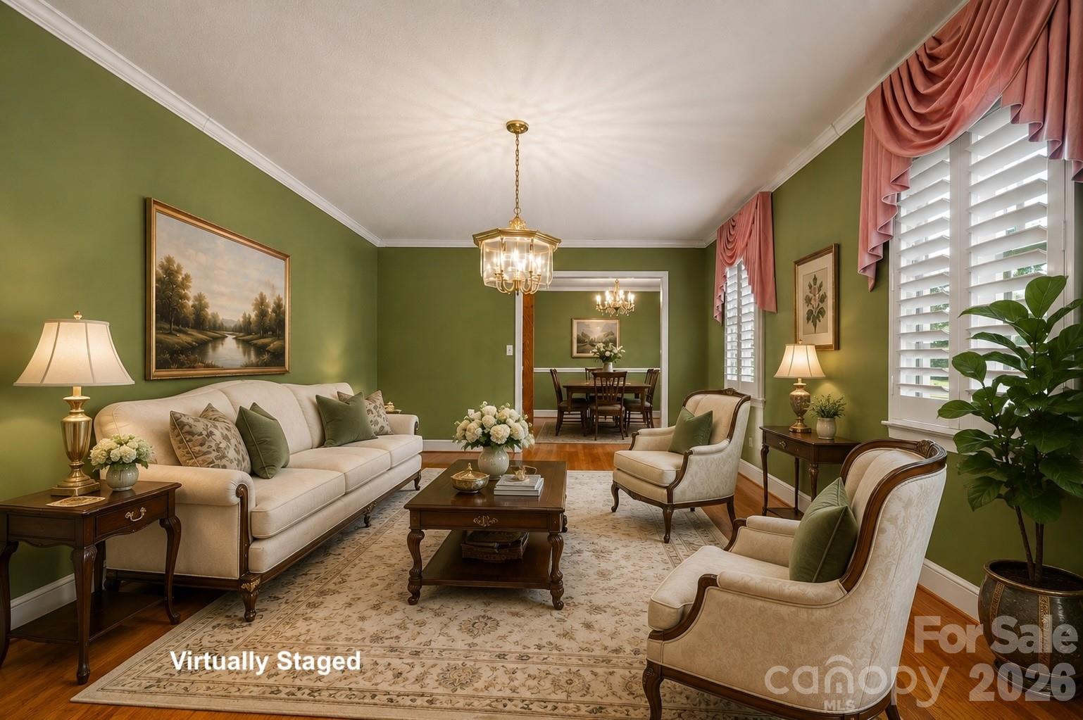 Living Room - 1360 Harris Holly Springs Road, Rutherfordton