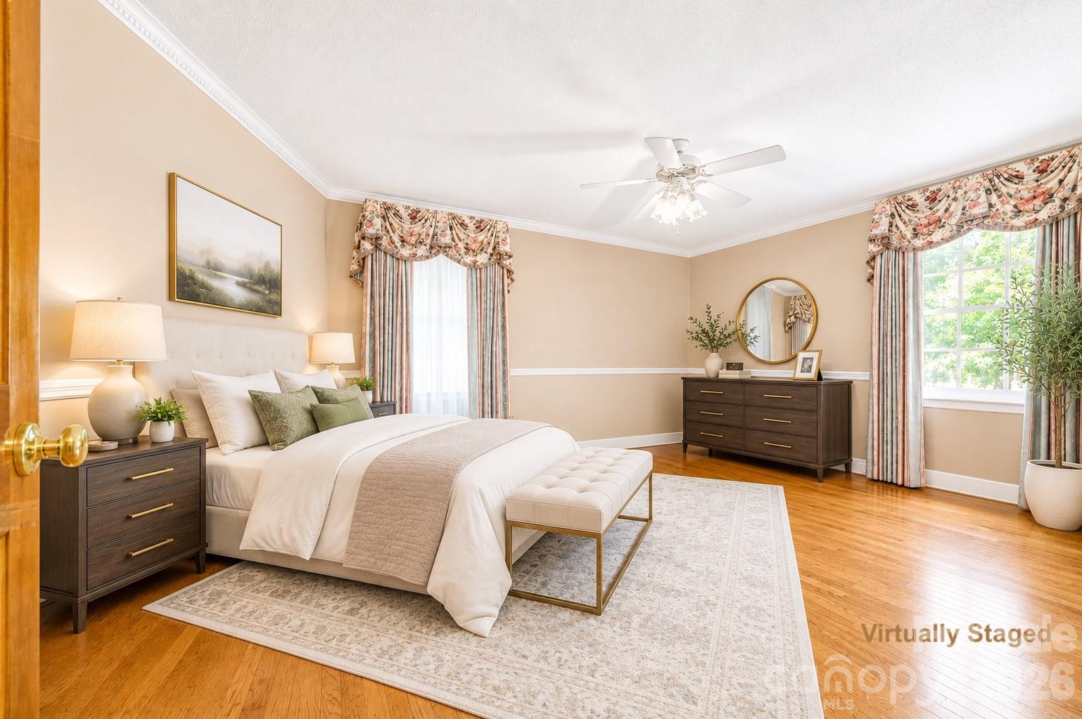 Primary Bedroom - 1360 Harris Holly Springs Road, Rutherfordton