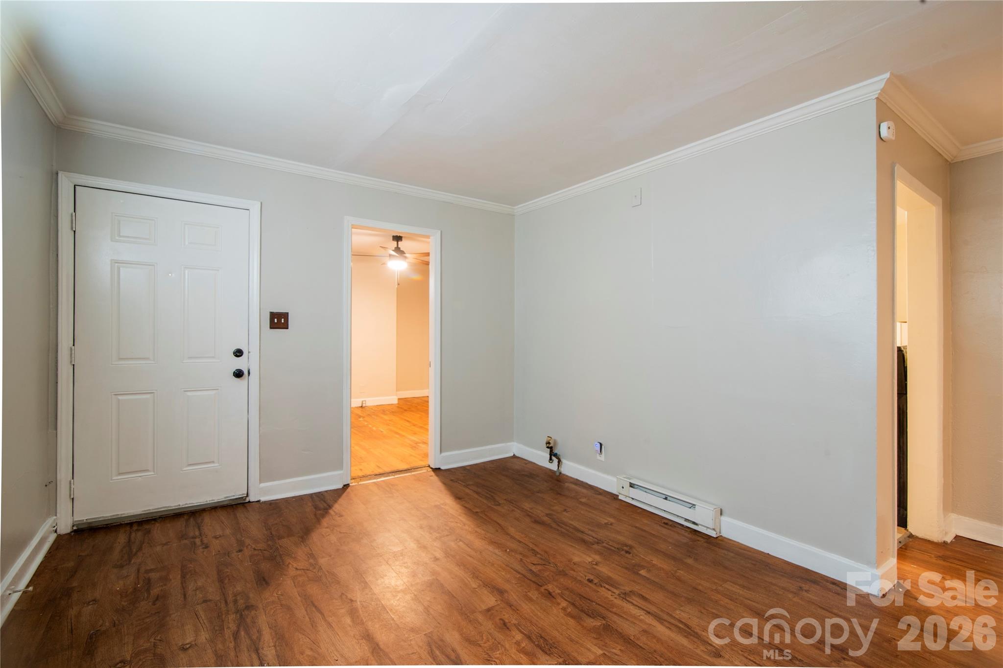 Rear unit living room - 1812 Catherine Simmons Avenue, Charlotte