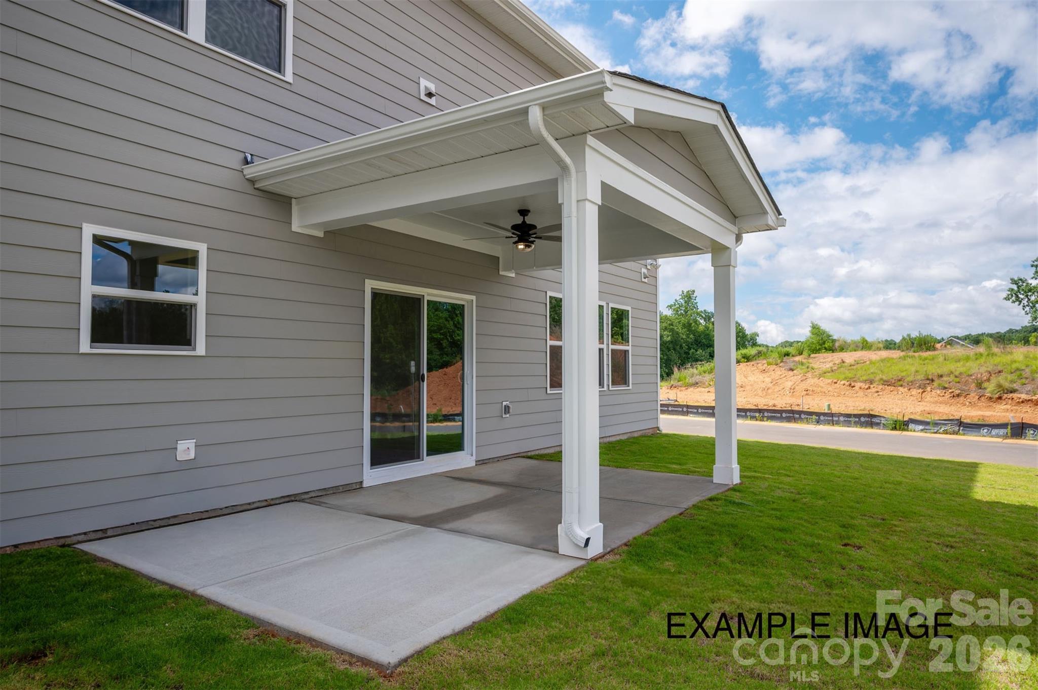 Example Photo - Rear Exterior - 1680 Tabby Drive, Indian Trail