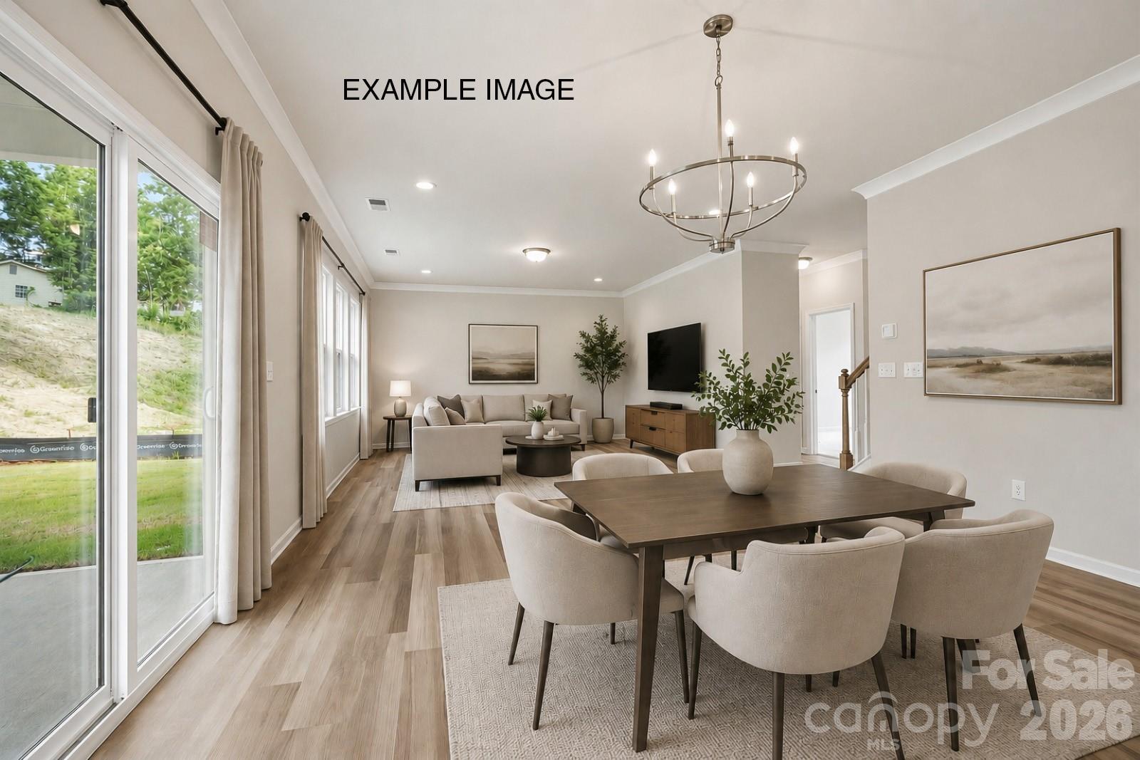 Example Photo - Dining/Family Room - 1680 Tabby Drive, Indian Trail