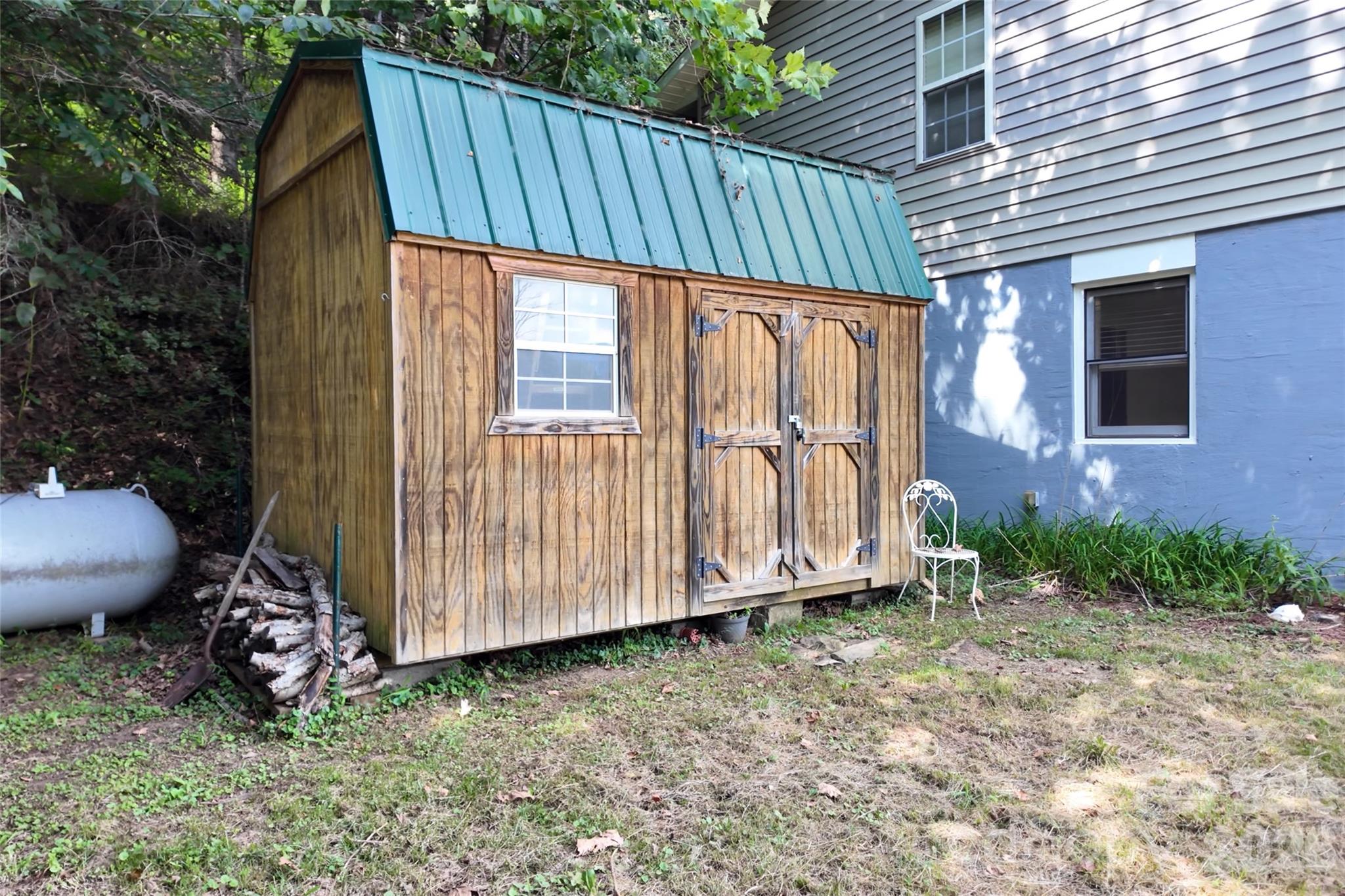 Shed stays for all your outdoor and water tools and toys. - 791 Mckinney Road, Burnsville