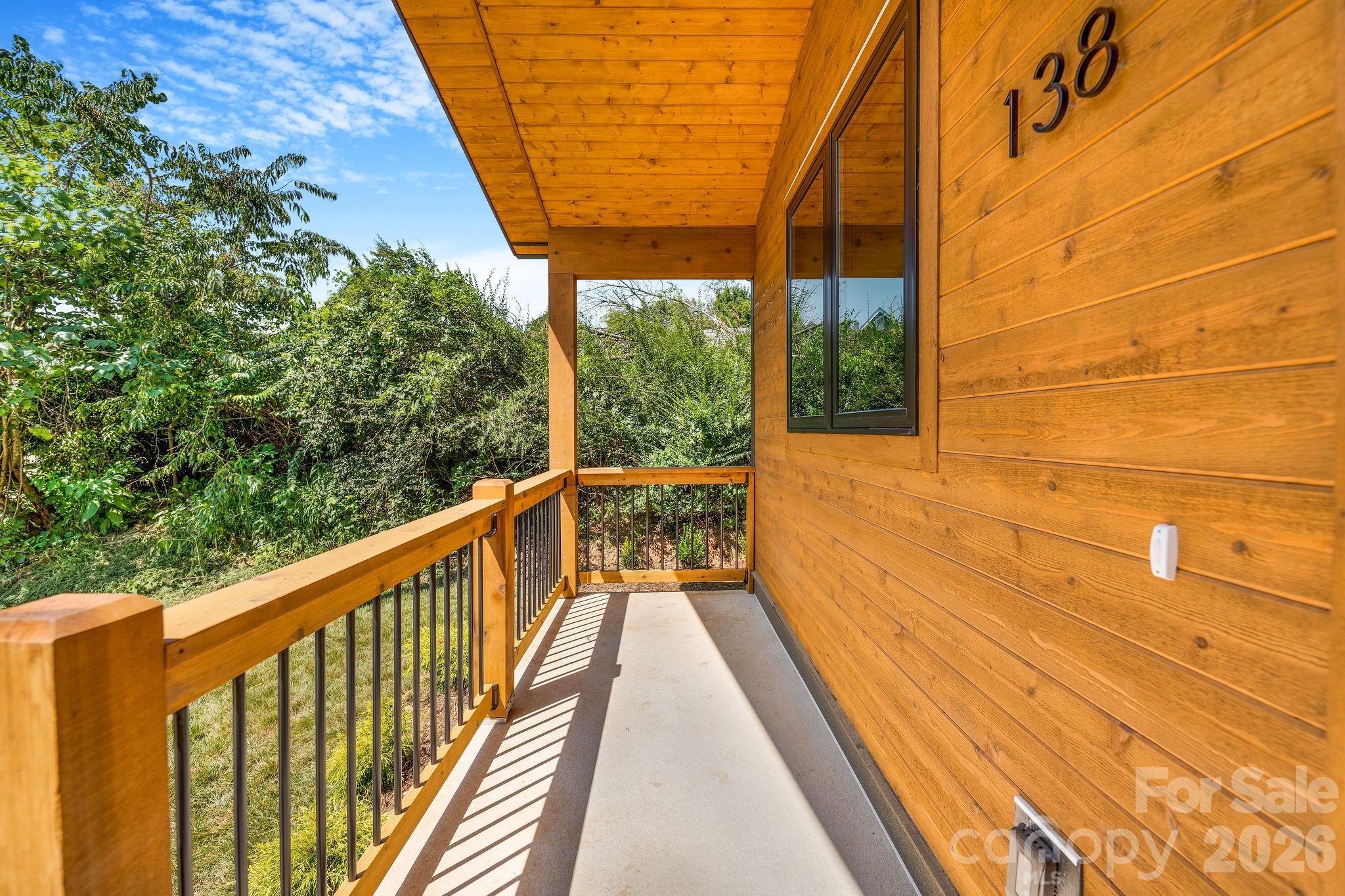 Front Covered Porch Ideal for Morning Coffee - 138 Shiloh Road, Asheville