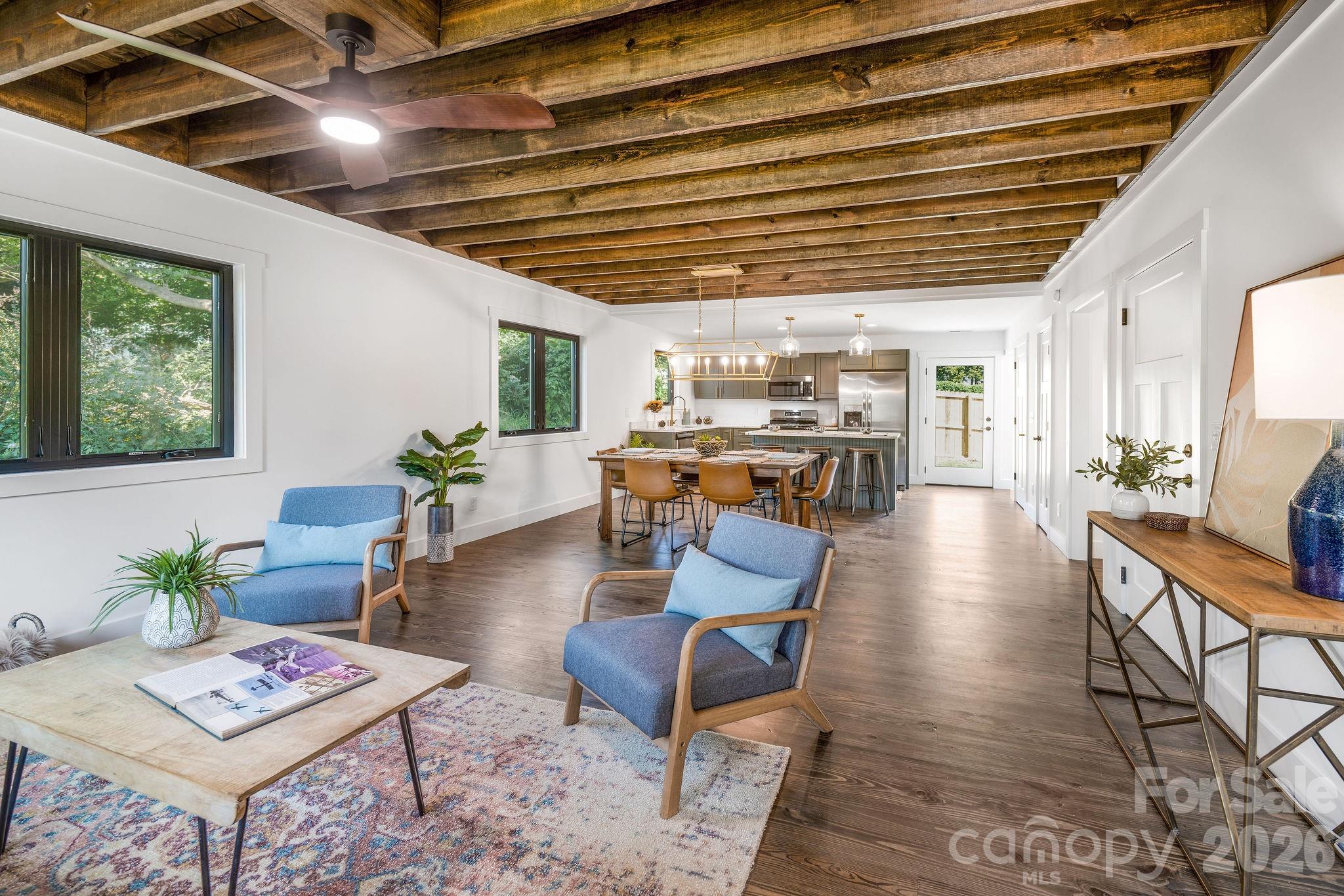 Warm, Open and Inviting Main Level - 138 Shiloh Road, Asheville