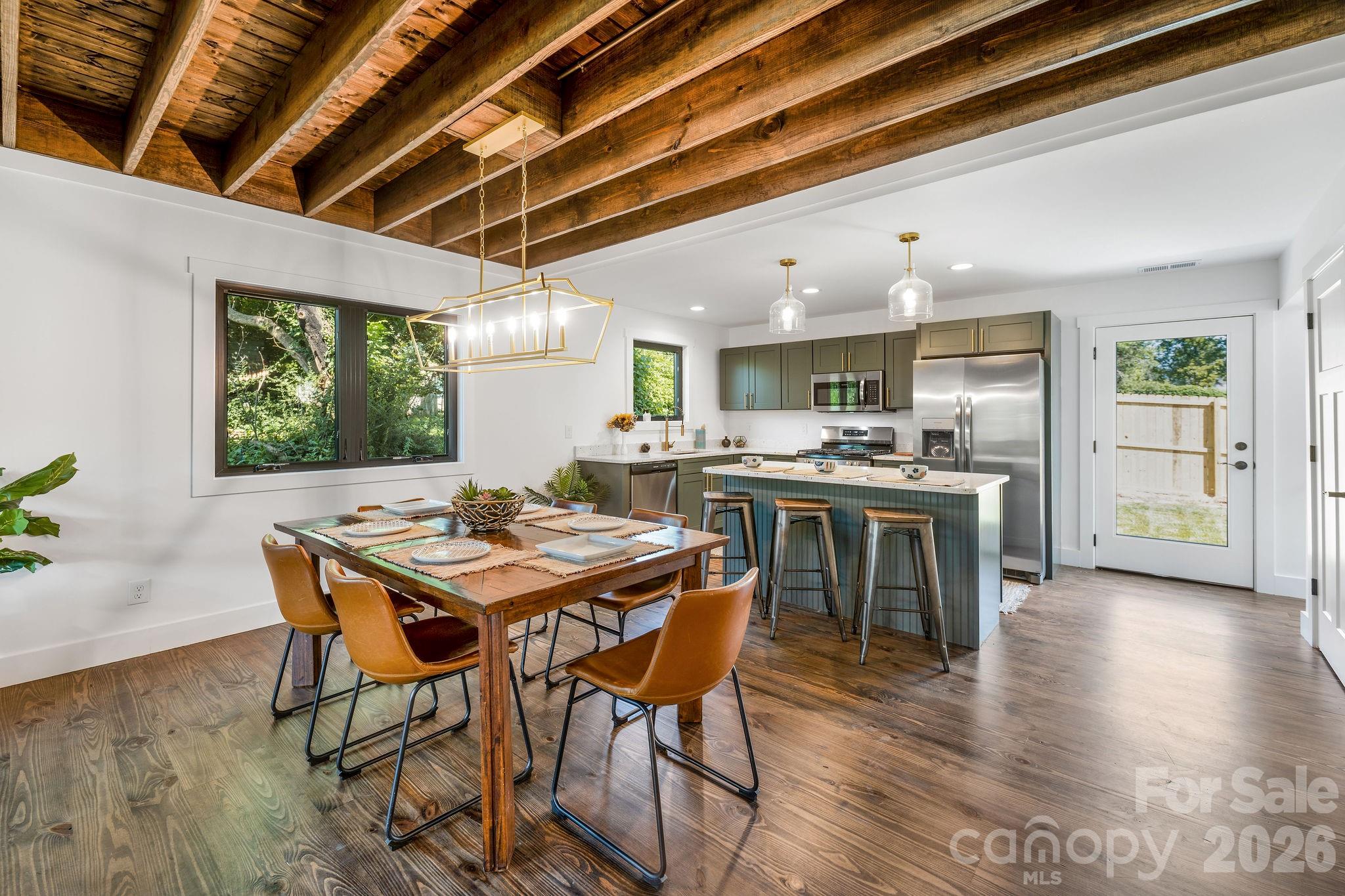 Convenient Kitchen to Dining Access - 138 Shiloh Road, Asheville